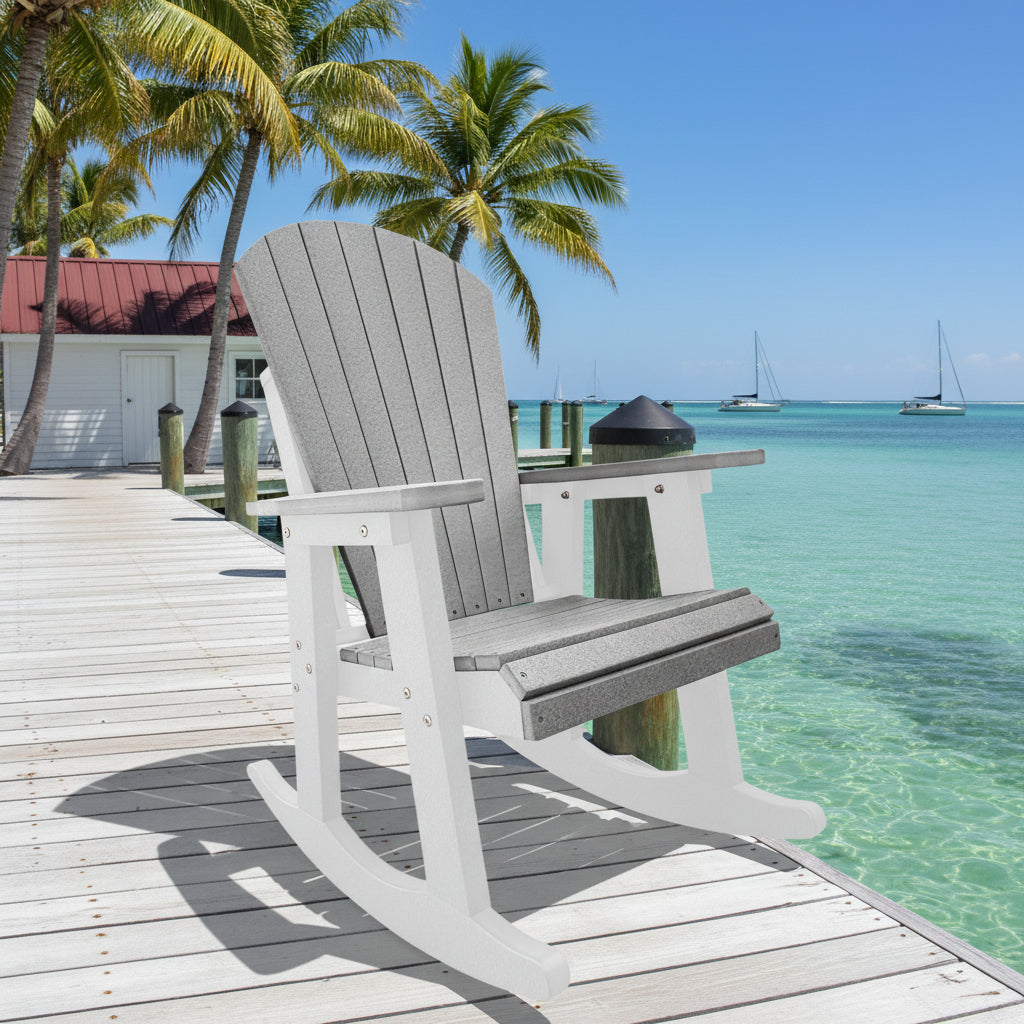 DURAWEATHER POLY® Adirondack Porch Rocker Lakeside