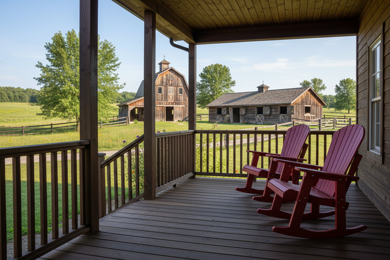 DURAWEATHER POLY® Adirondack Porch Rocker Lakeside