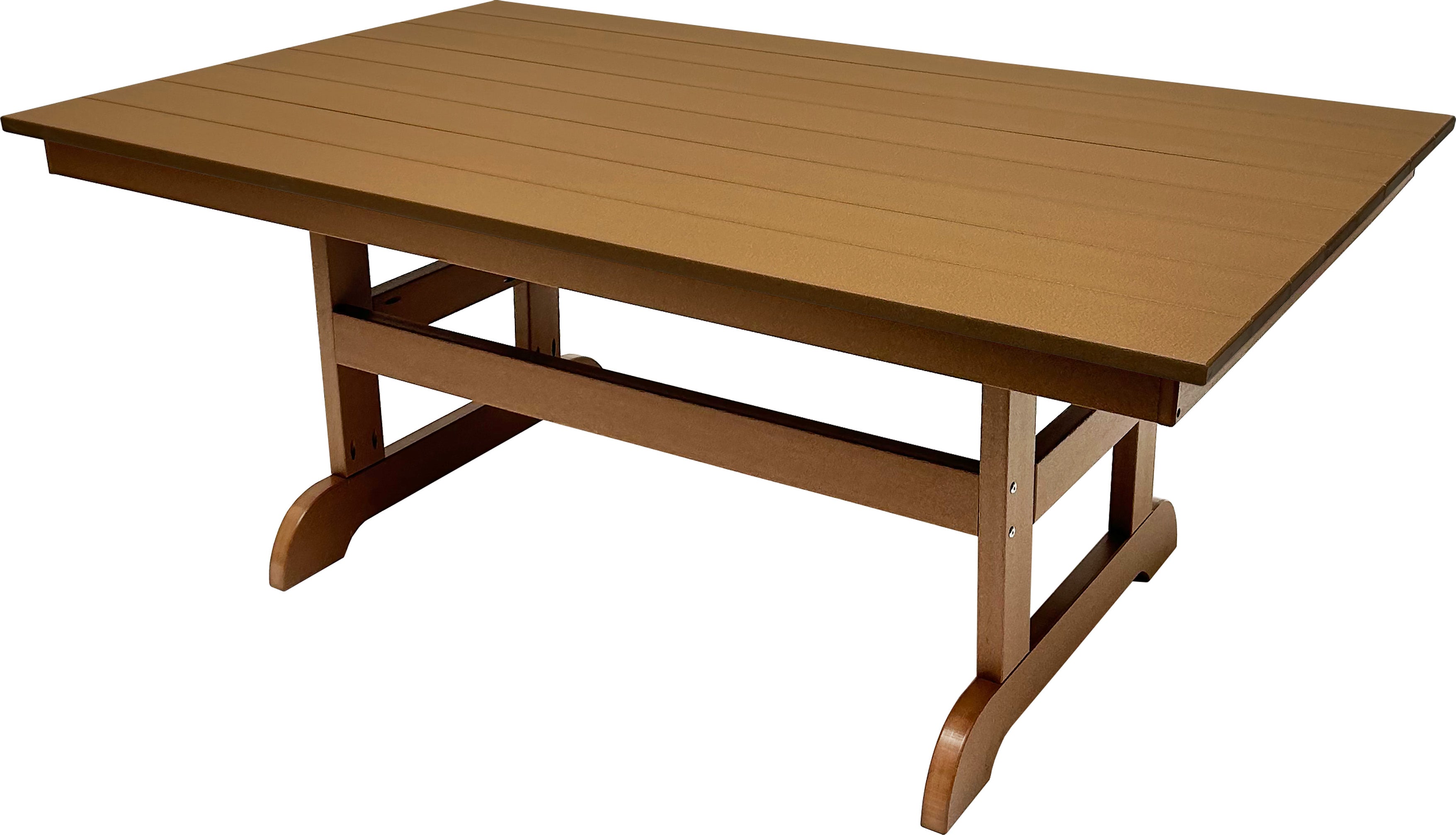 7-Piece Farmhouse Adirondack Dining Table Set With 2 Arm Chairs And 4 Side Chairs