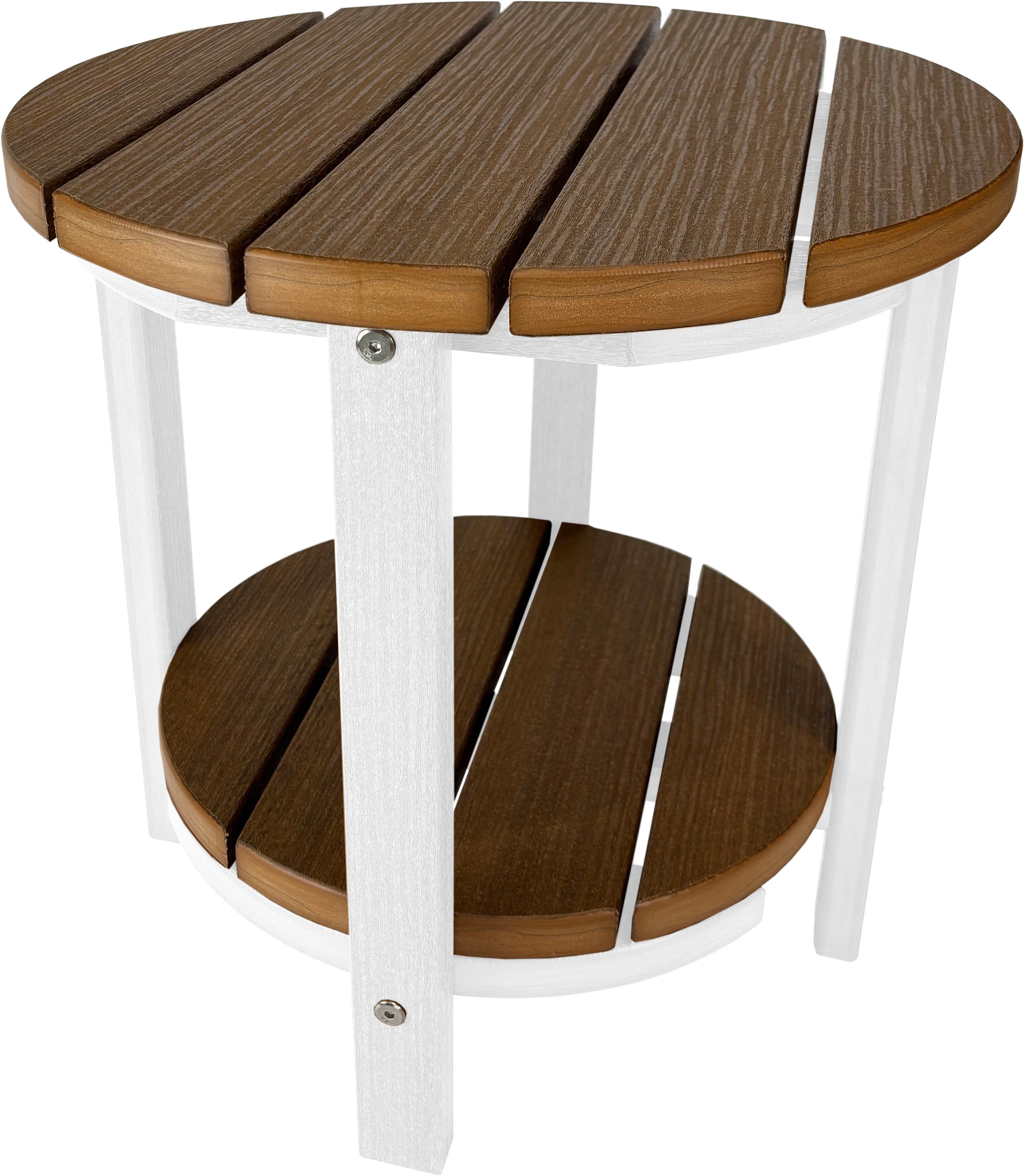 3-Piece Adirondack Swivel Gliders With Two Tier End Table