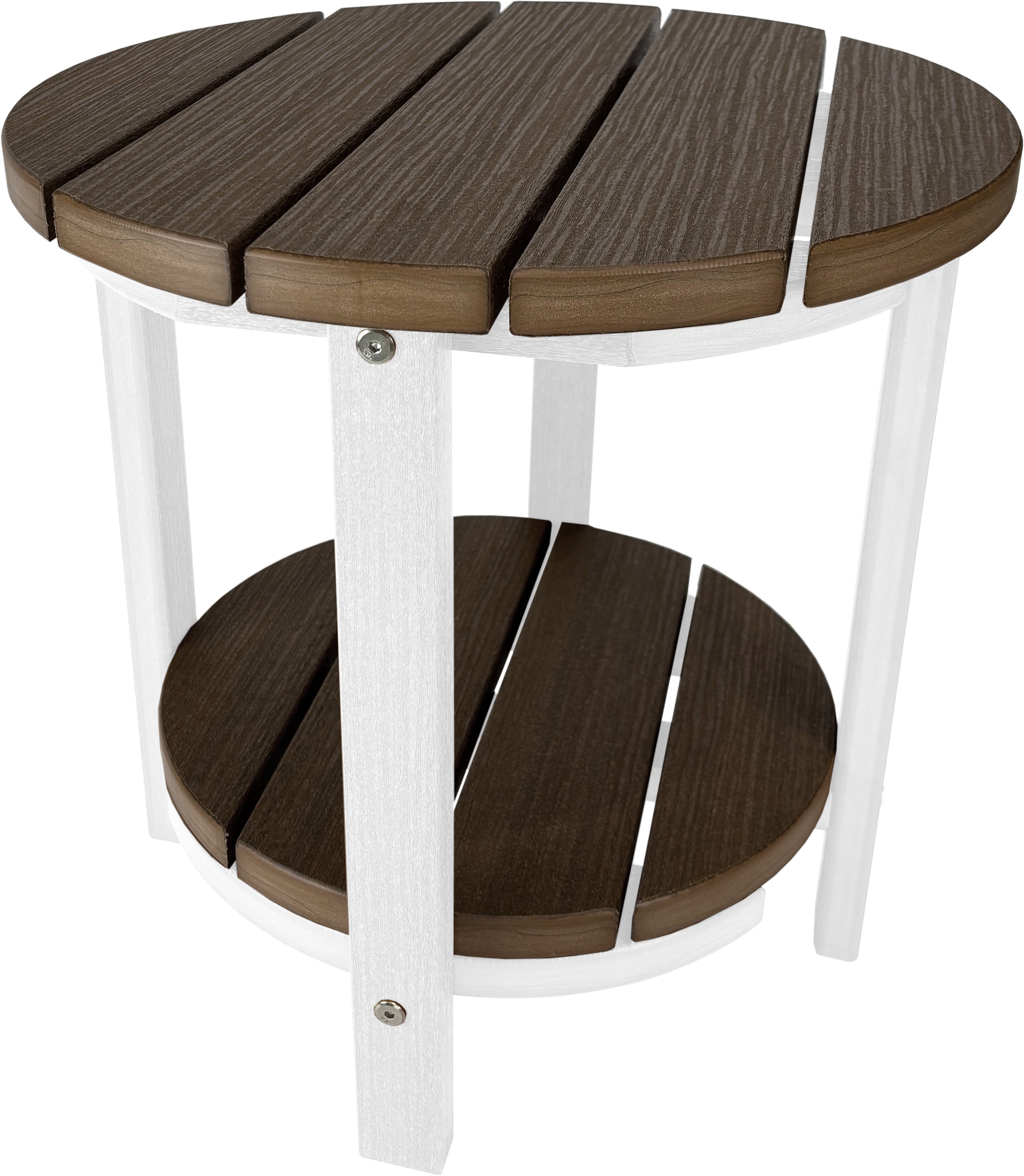 3-Piece Adirondack Swivel Gliders With Two Tier End Table