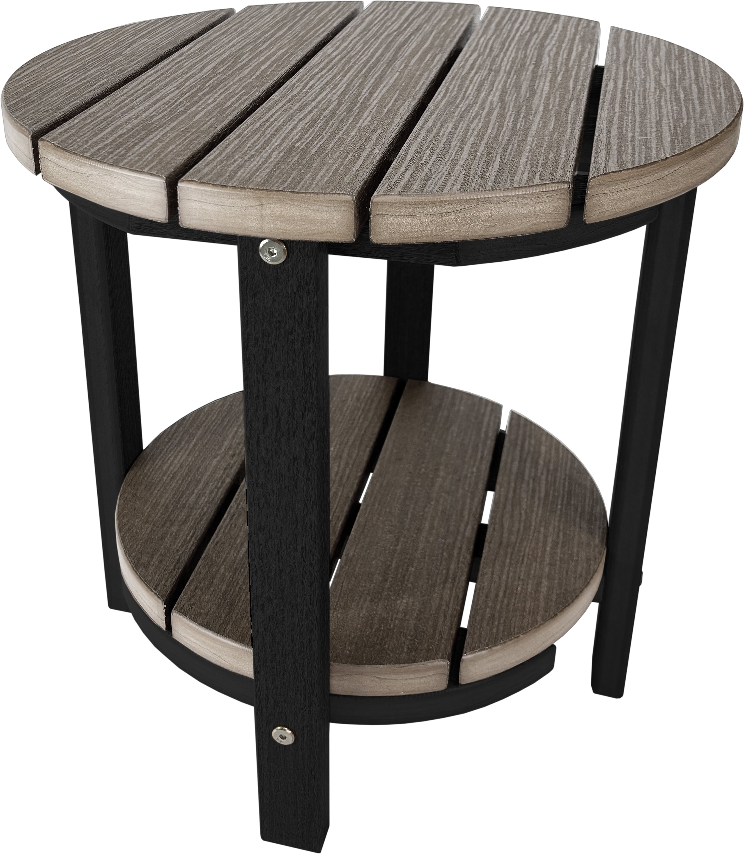 3-Piece Adirondack Swivel Gliders With Two Tier End Table