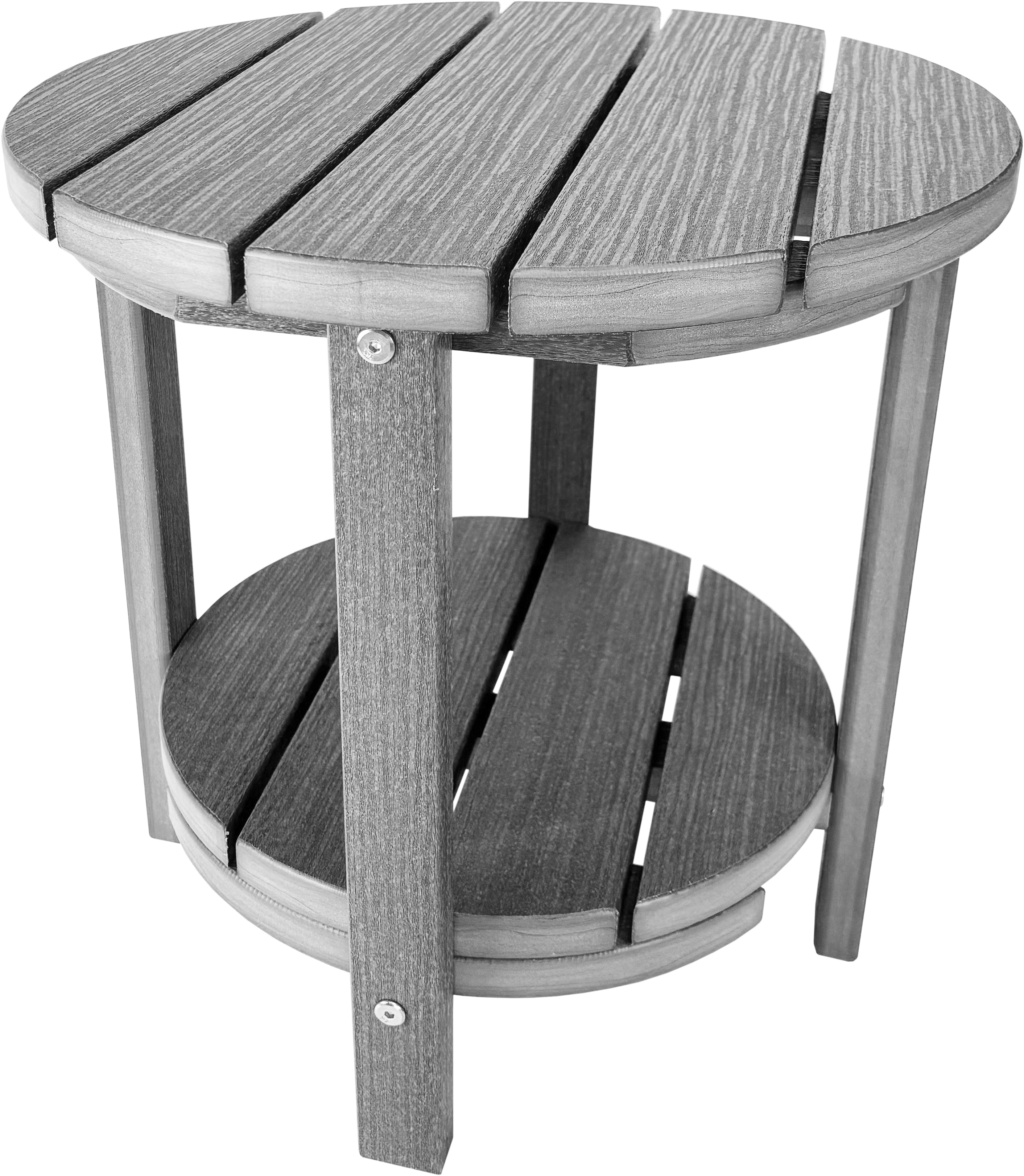 3-Piece Adirondack Swivel Gliders With Two Tier End Table