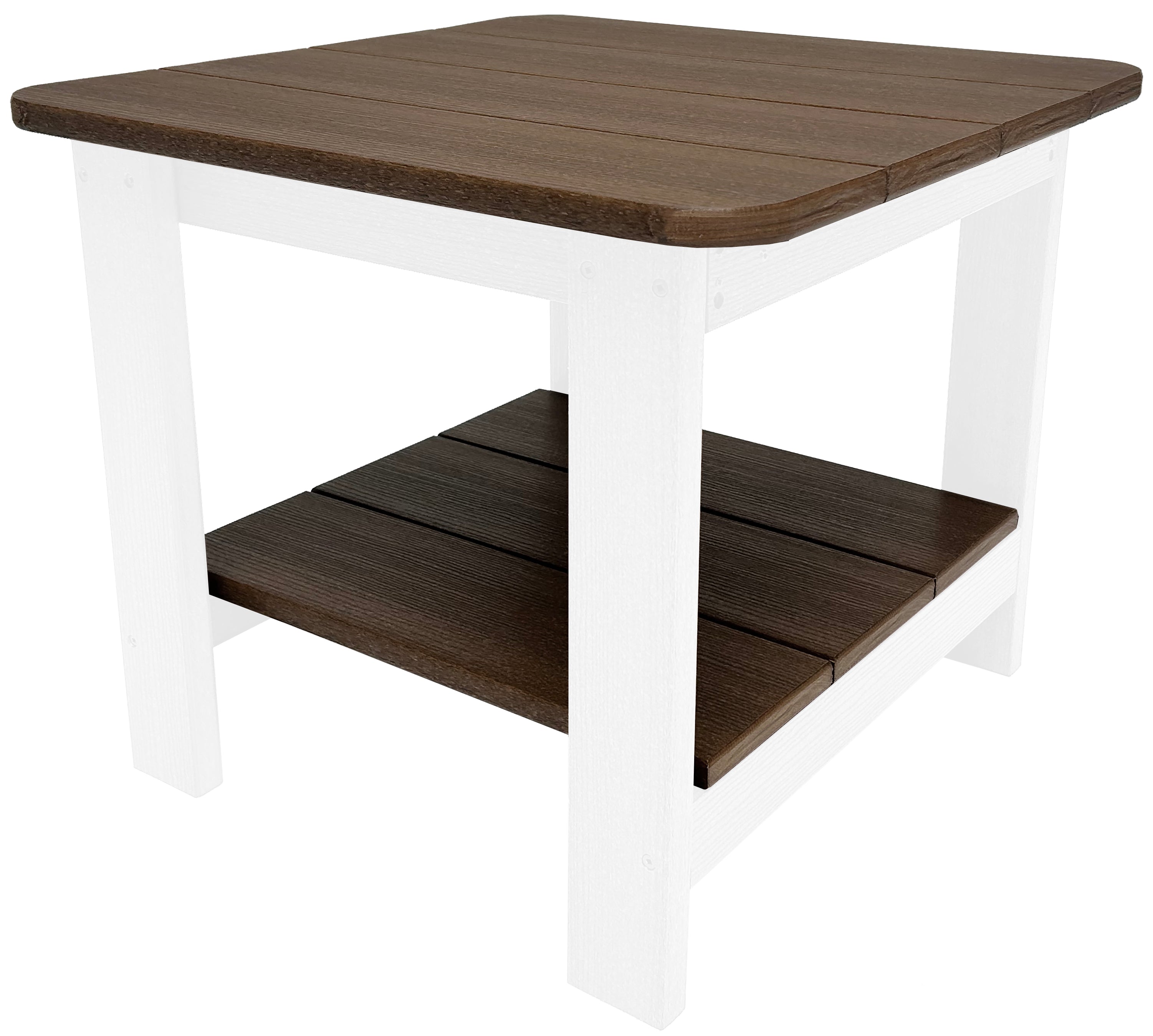 22" Sq. Two Tier Side Table