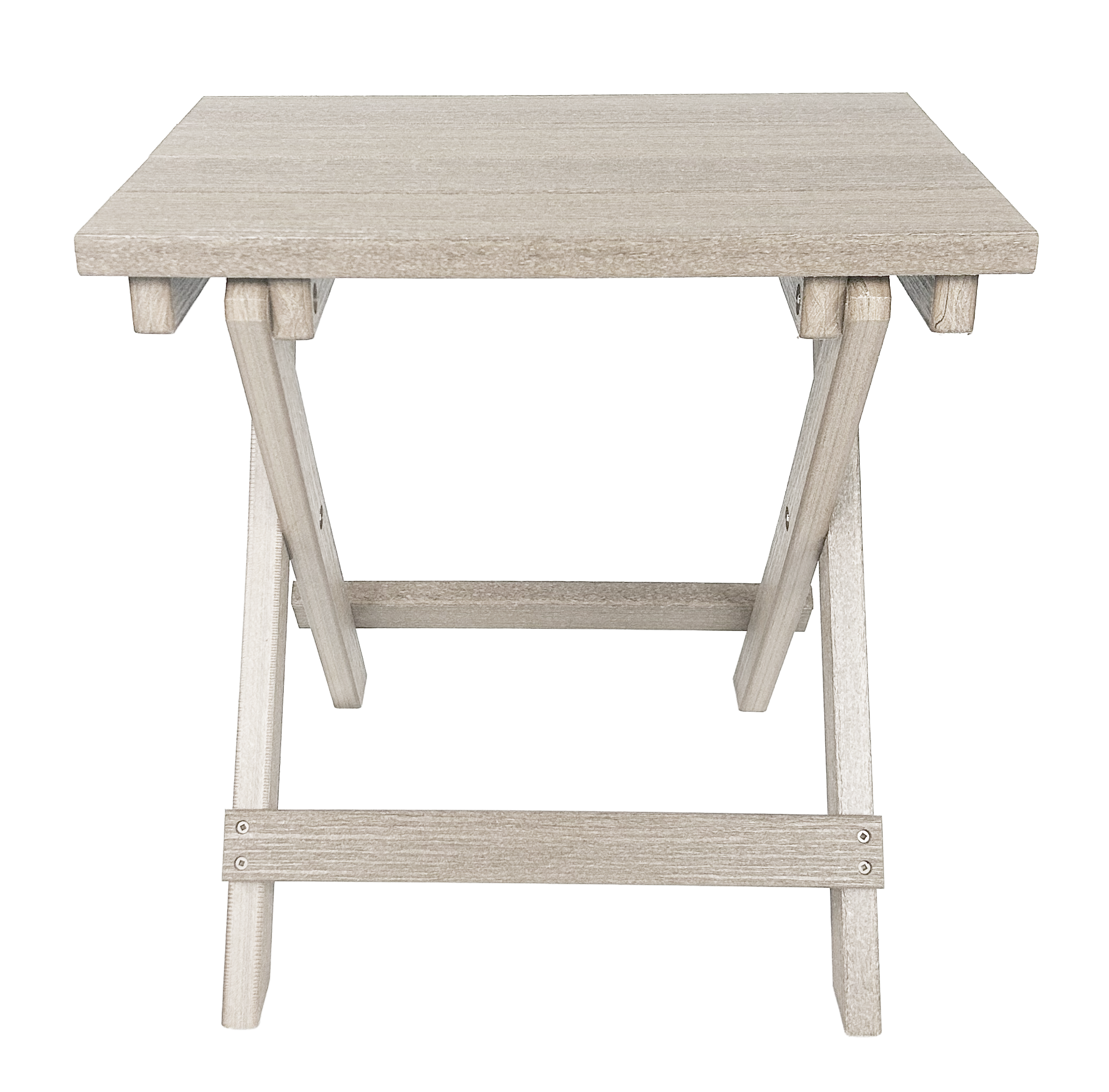 Folding Side Table w/ Removable Serving Tray - Ships Fully Assembled