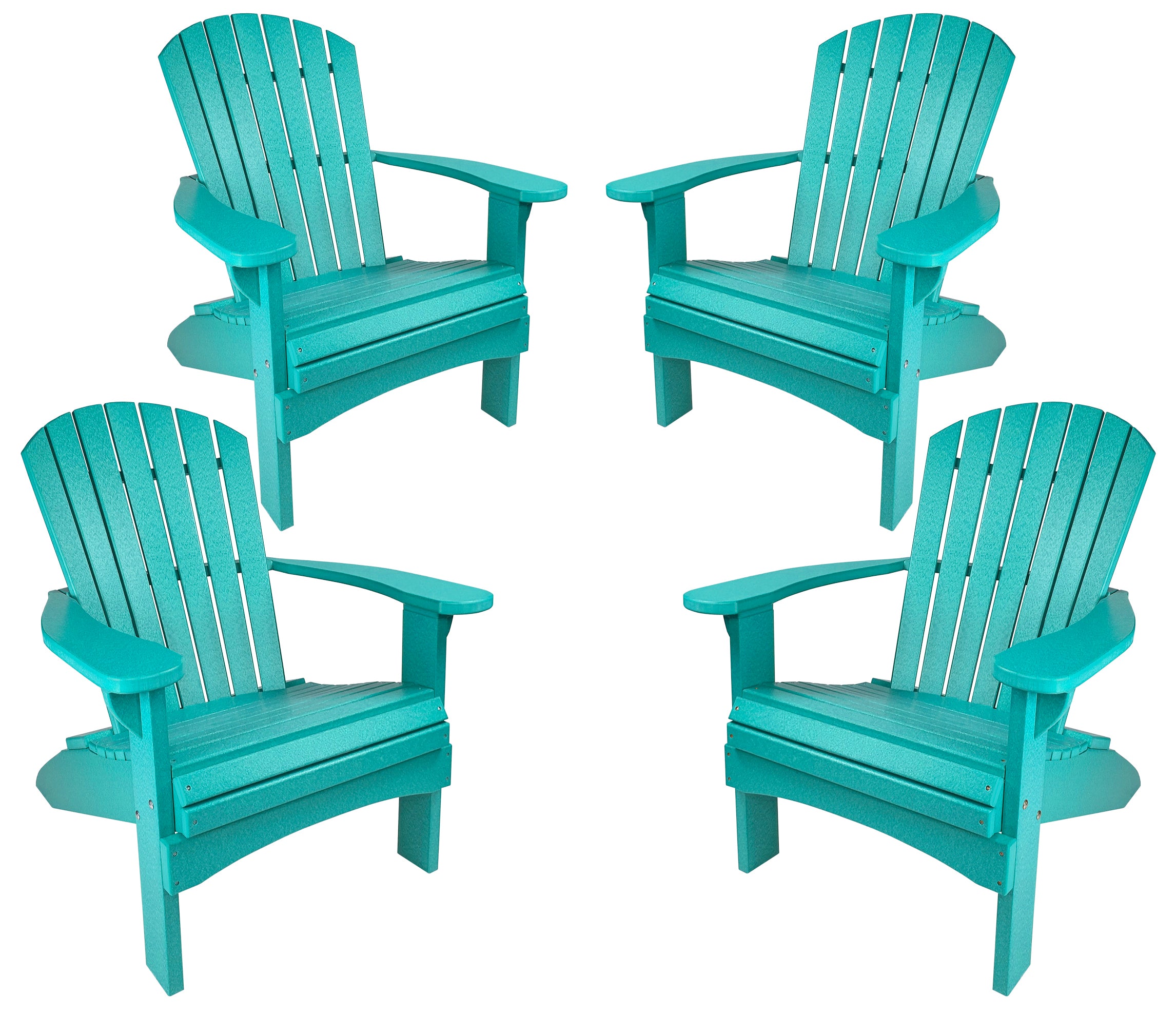 Set of 4 Adirondack Chairs Original King Size