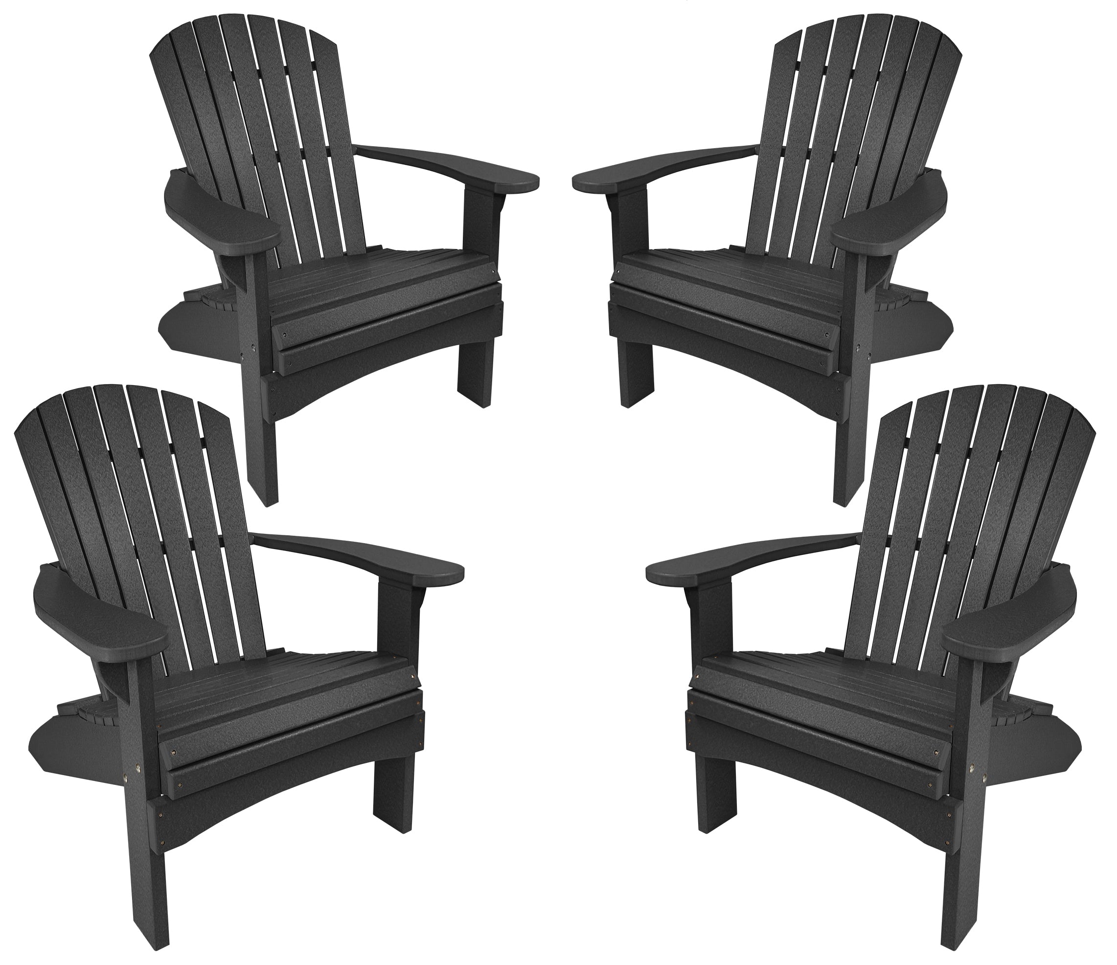 Set of 4 Adirondack Chairs Original King Size
