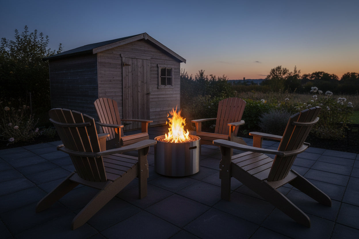 Set of 4 Adirondack Chairs Original King Size
