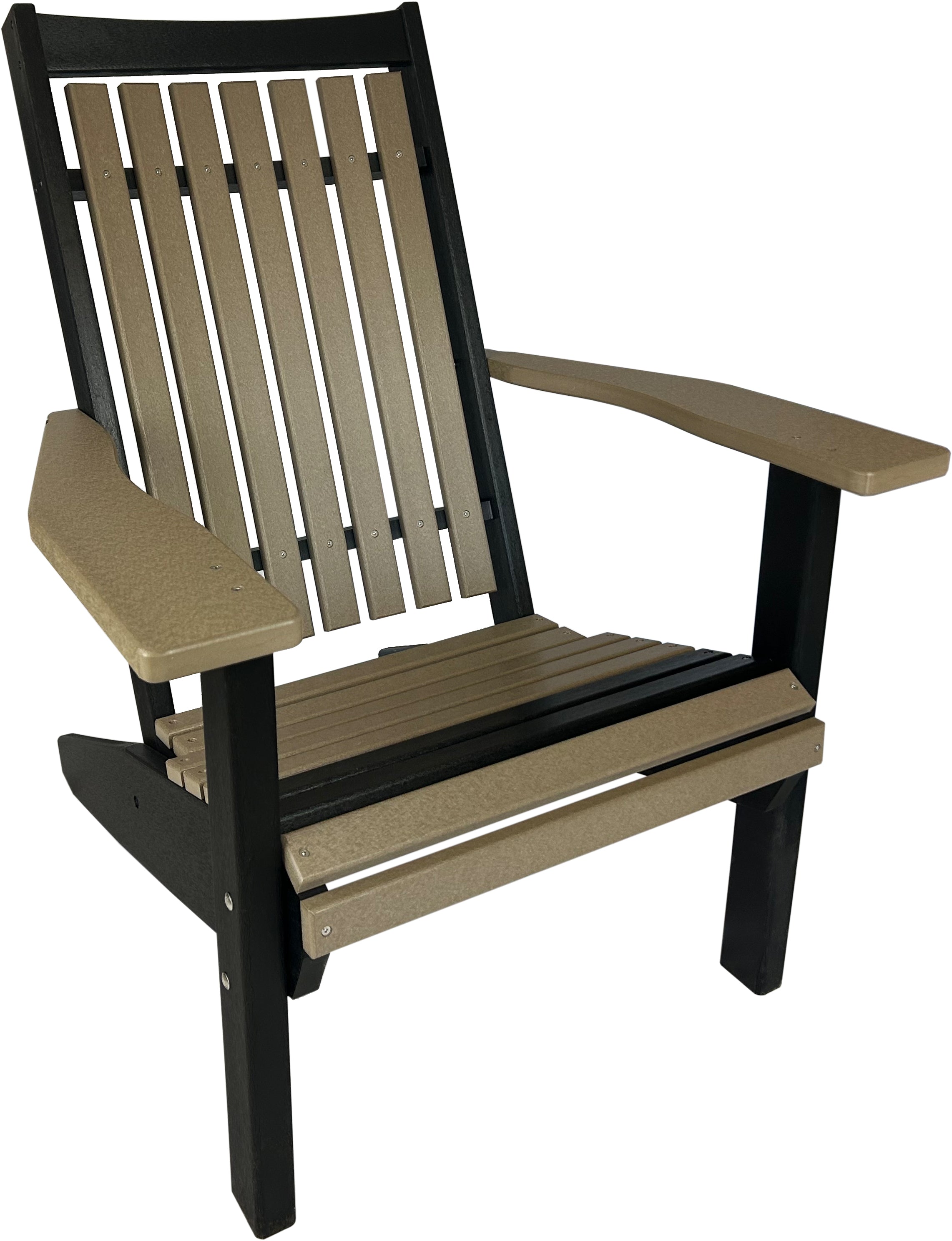 Set of 8 Stackable King Size Adirondack Chairs - New