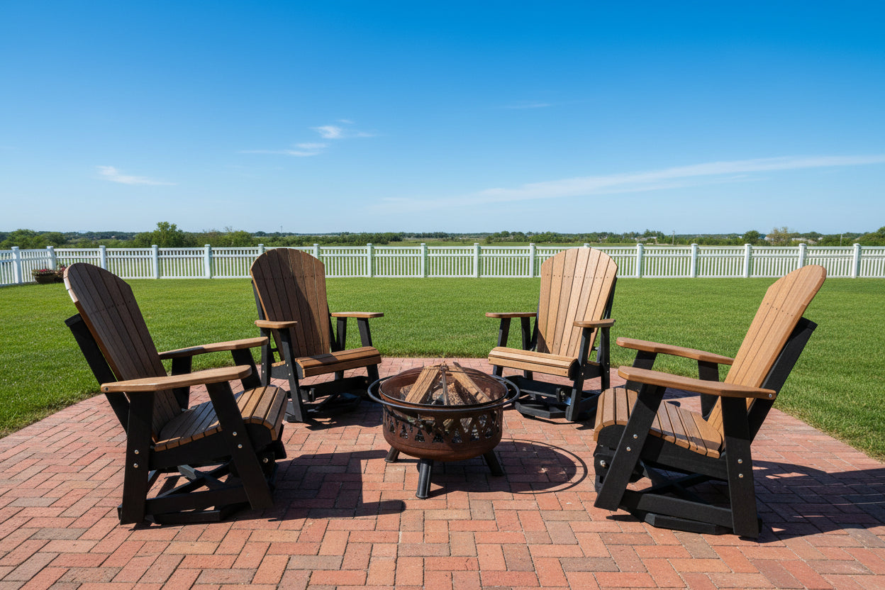 Adirondack Swivel Glider