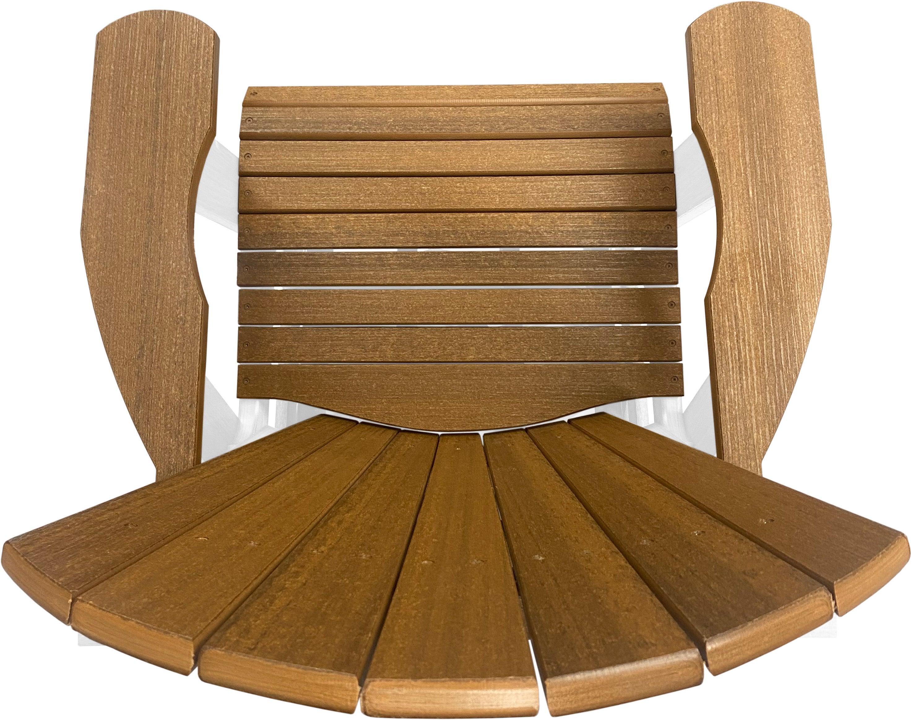 3-Piece Adirondack Swivel Gliders With Two Tier End Table