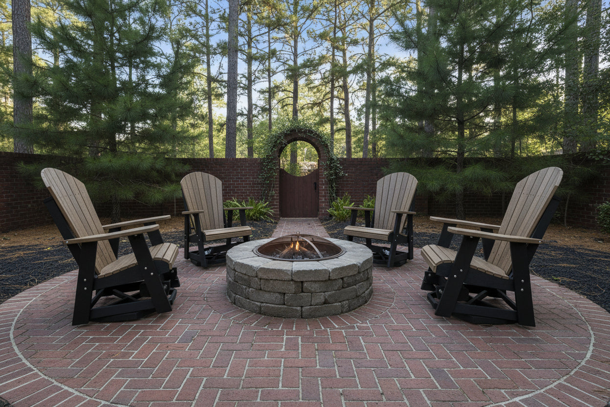 Adirondack Swivel Glider