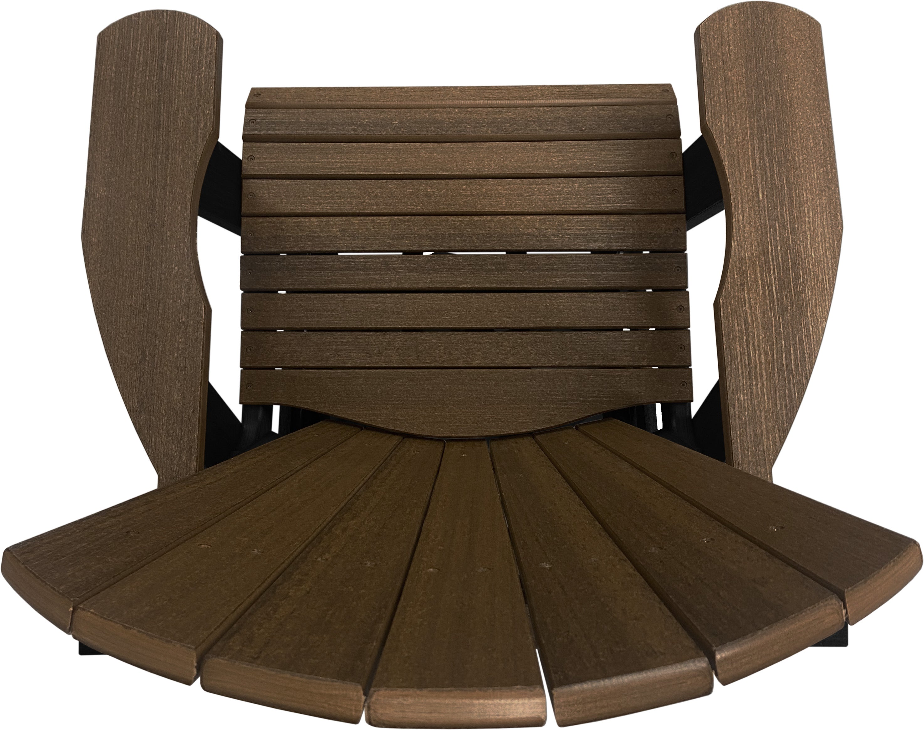 3-Piece Adirondack Swivel Gliders With Two Tier End Table