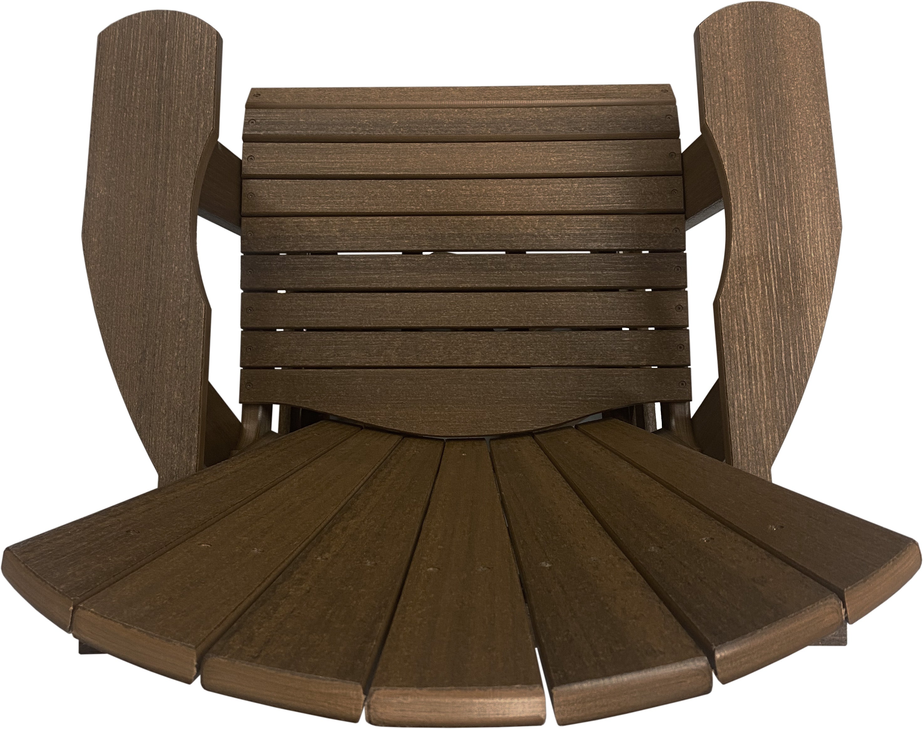 3-Piece Adirondack Swivel Gliders With Two Tier End Table