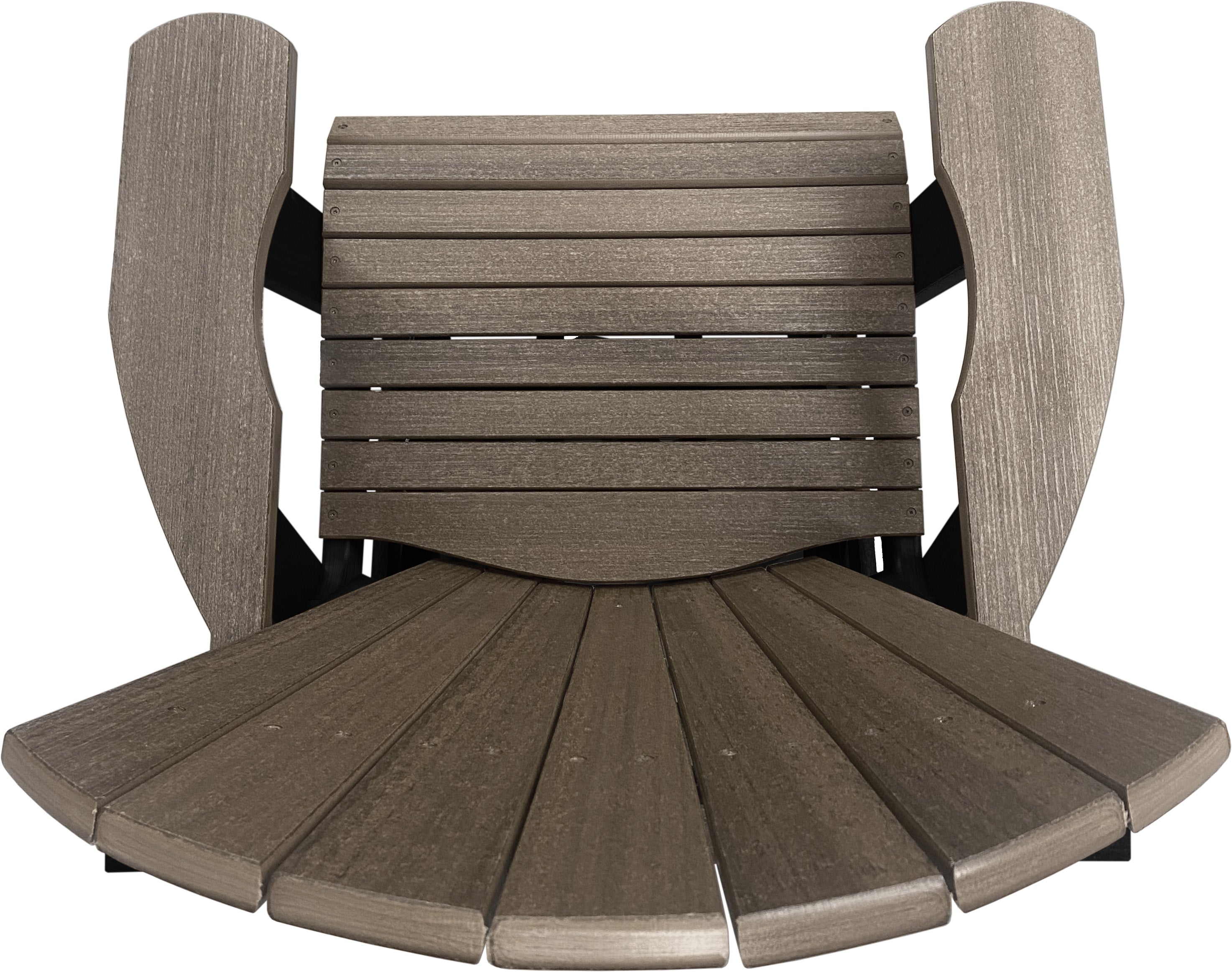 3-Piece Adirondack Swivel Gliders With Two Tier End Table