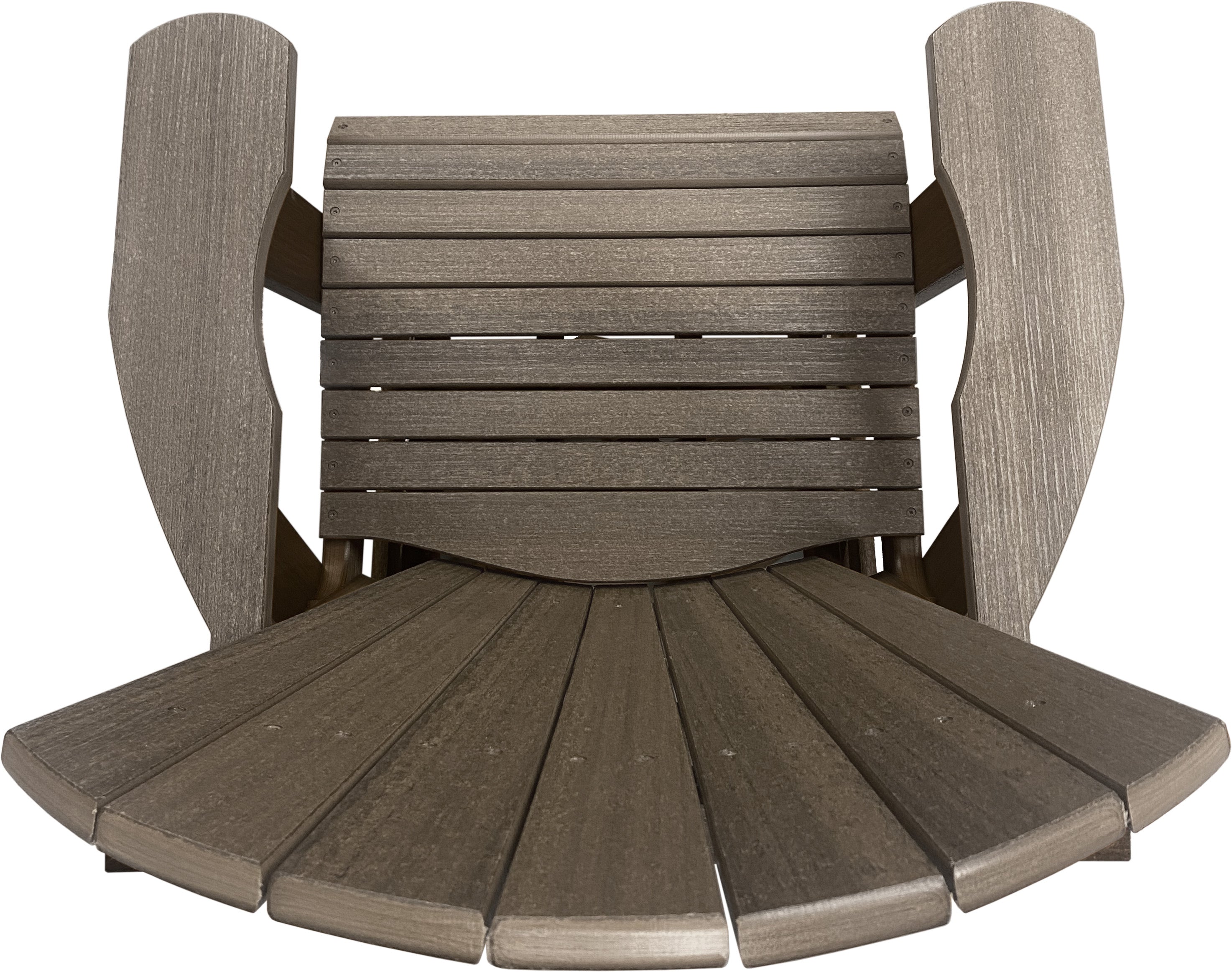 3-Piece Adirondack Swivel Gliders With Two Tier End Table