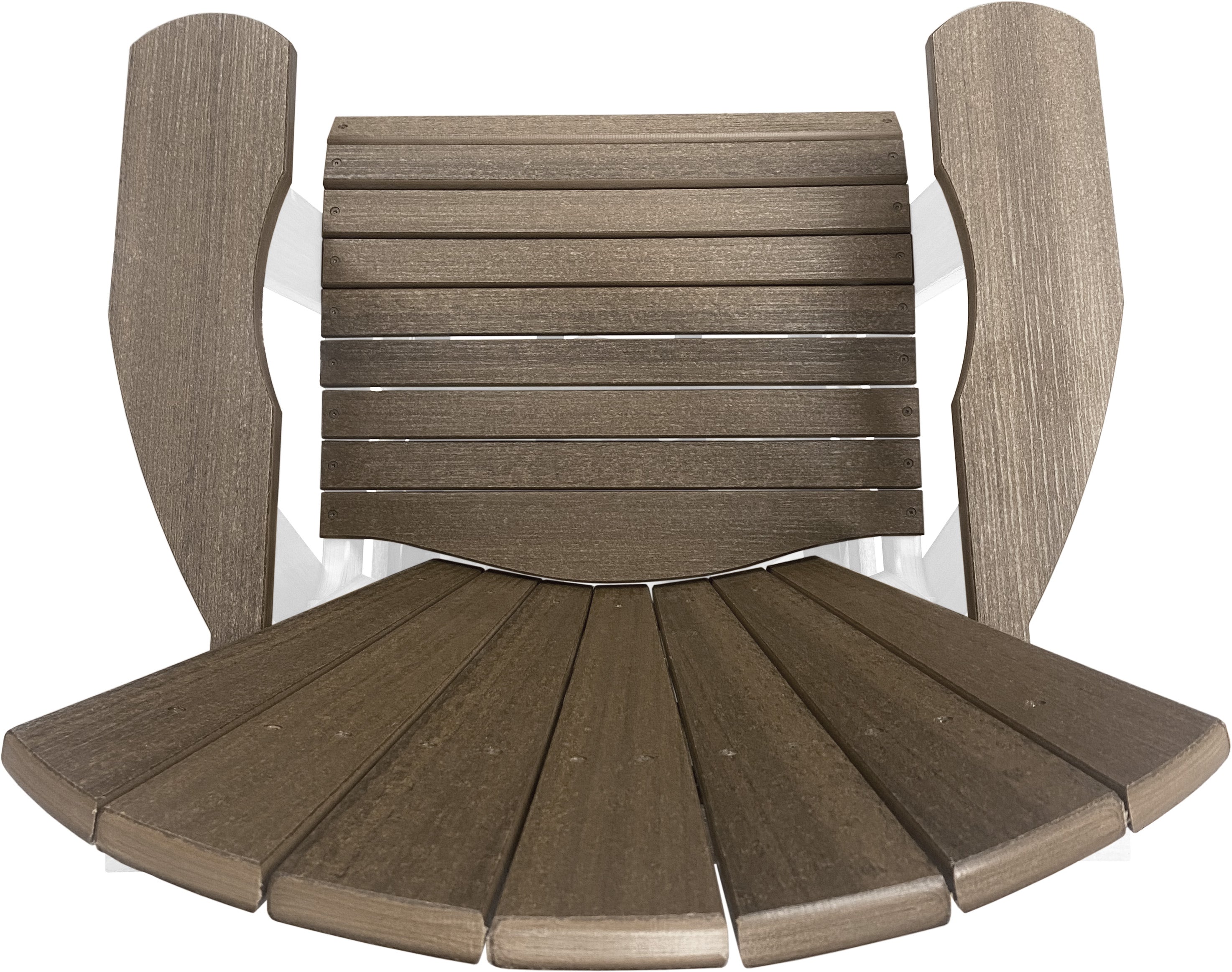 3-Piece Adirondack Swivel Gliders With Two Tier End Table