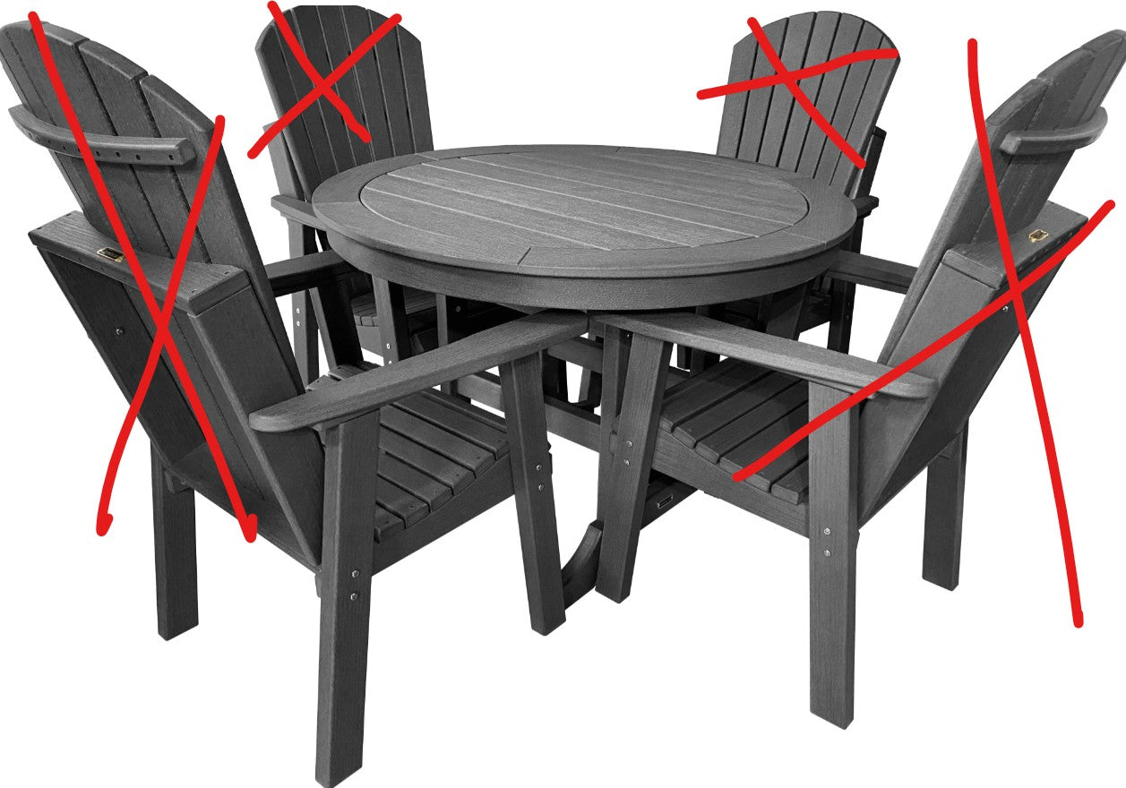 DURAWEATHER POLY® Table OR Chair ONLY