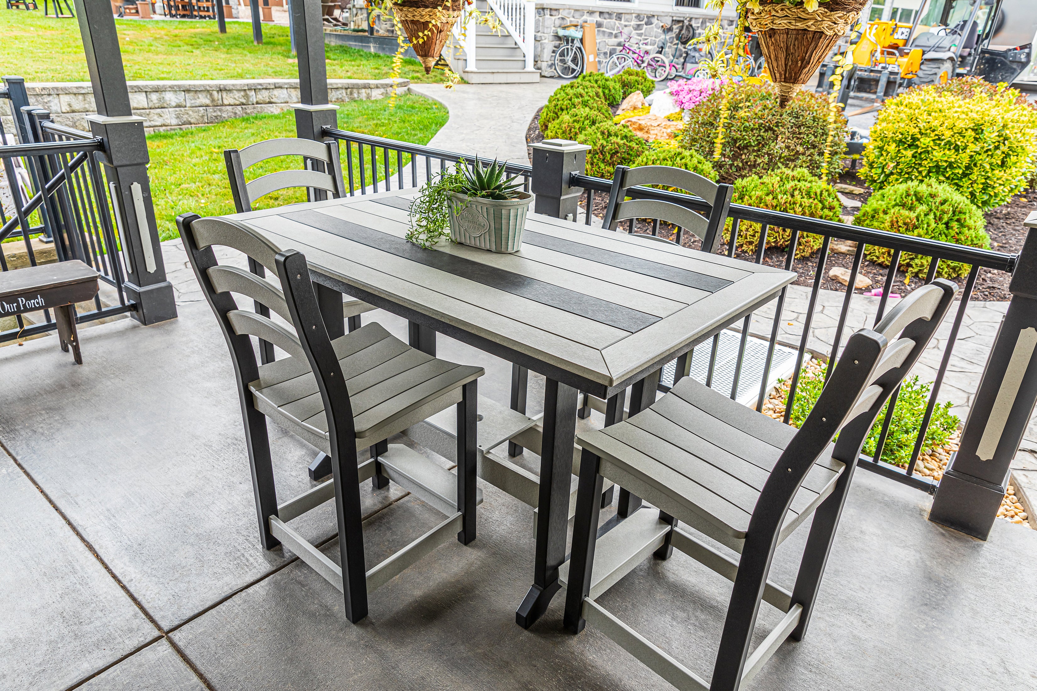 DuraWeather Poly® 5-Piece Gardenia Counter Set