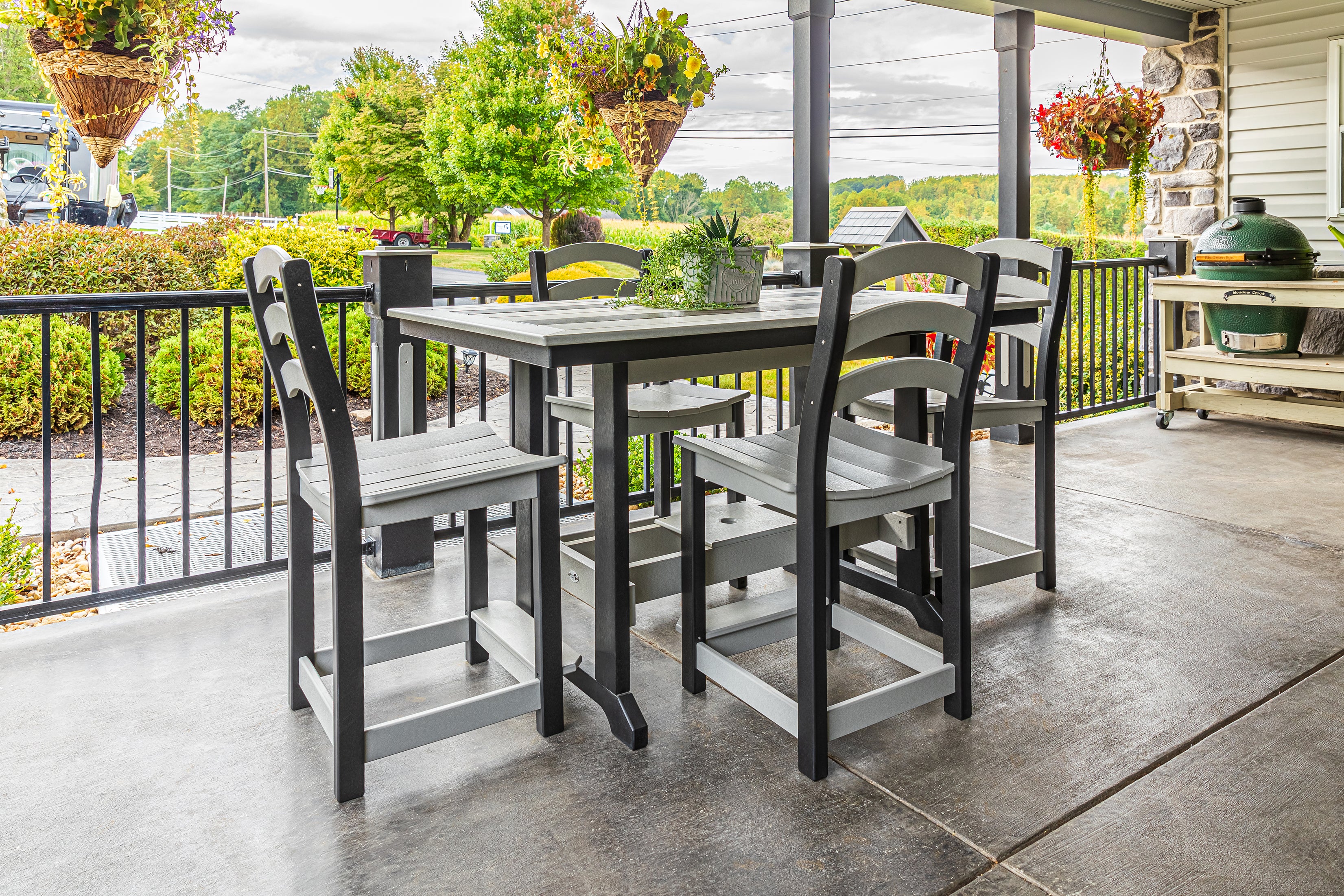 DuraWeather Poly® 5-Piece Gardenia Counter Set