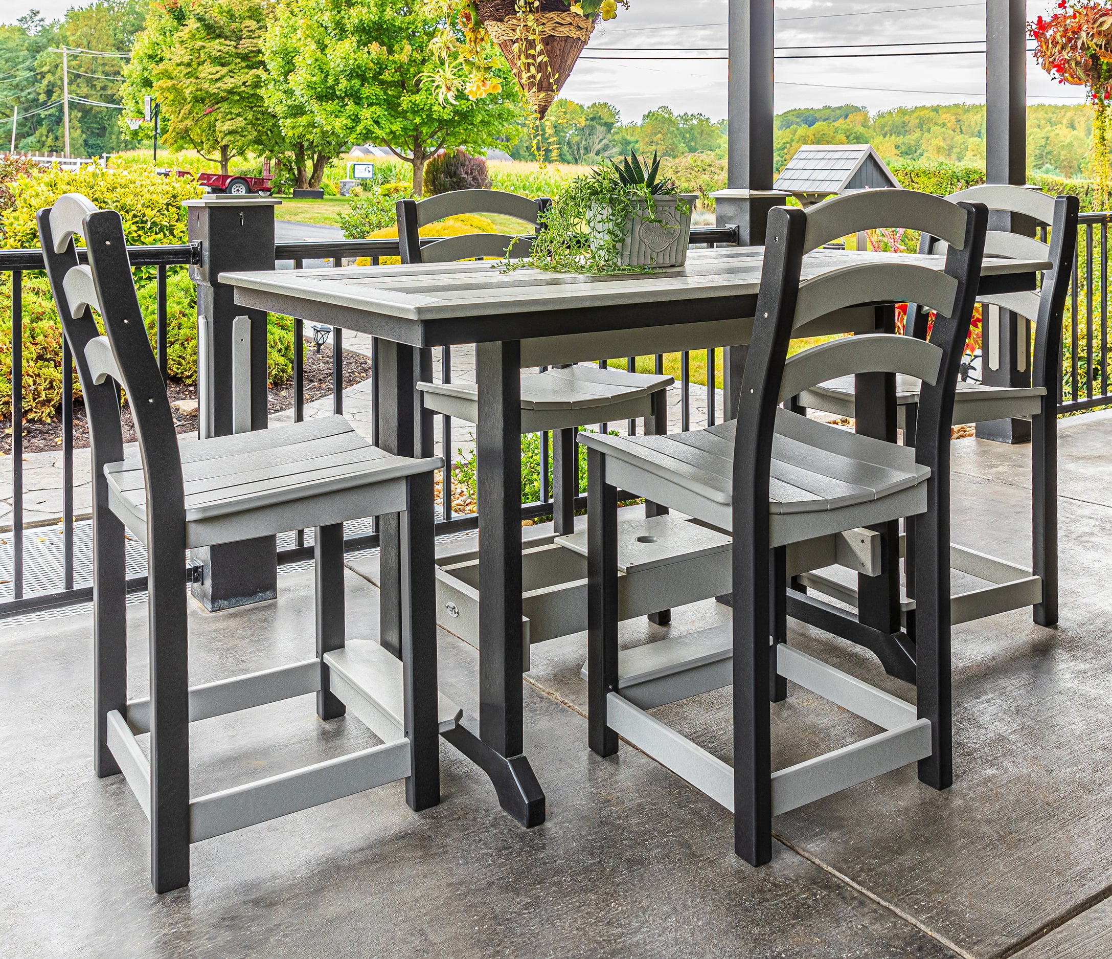 DuraWeather Poly® 5-Piece Gardenia Counter Set