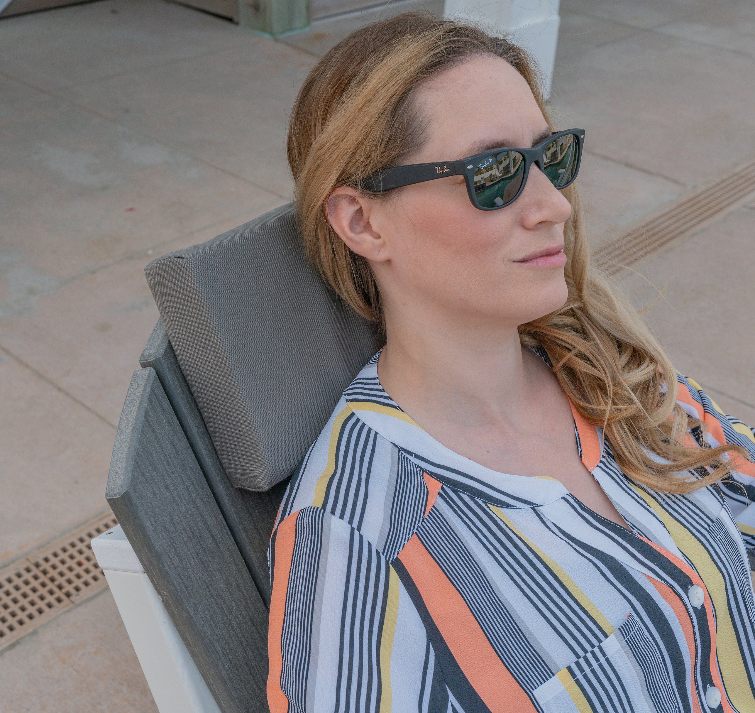 Neck Pillow With Velcro Ties in Sunbrella® Fabric (18 Colors Options!)