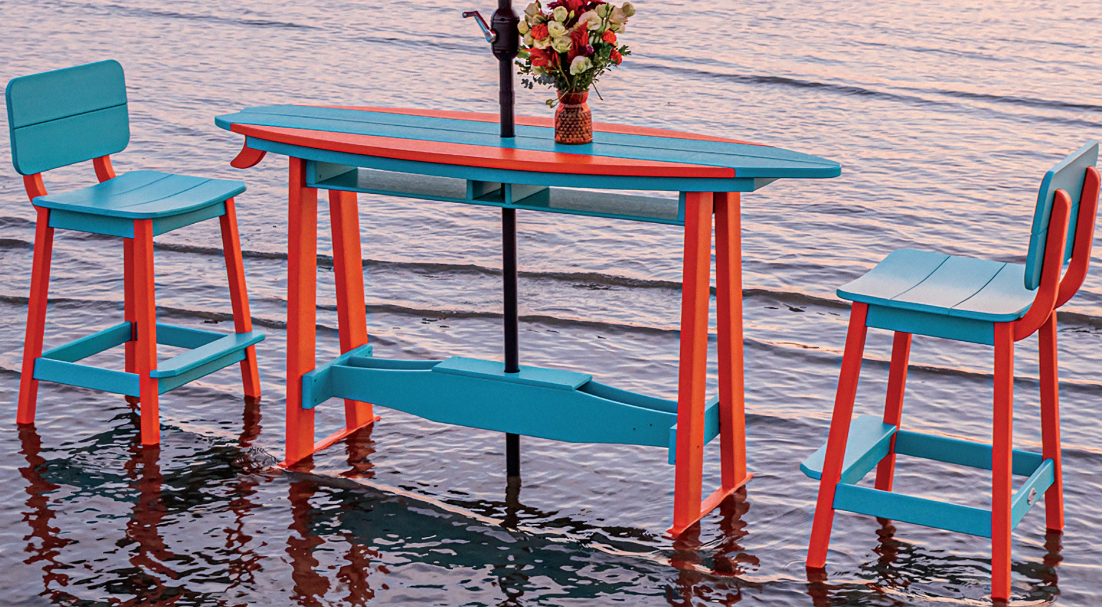 5-Piece Surf's Up Counter Set - New