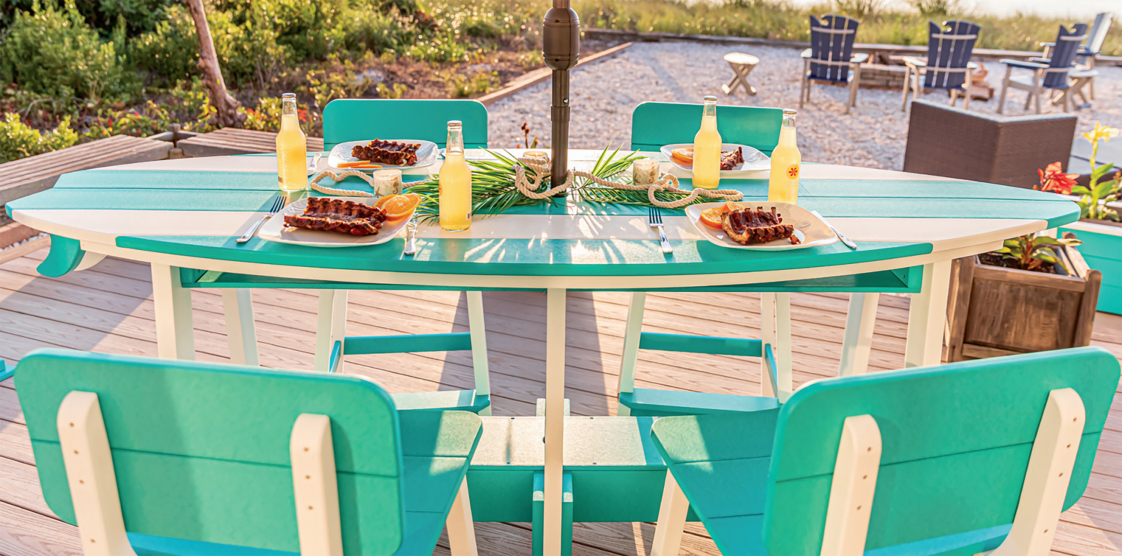 5-Piece Surf's Up Counter Set - New