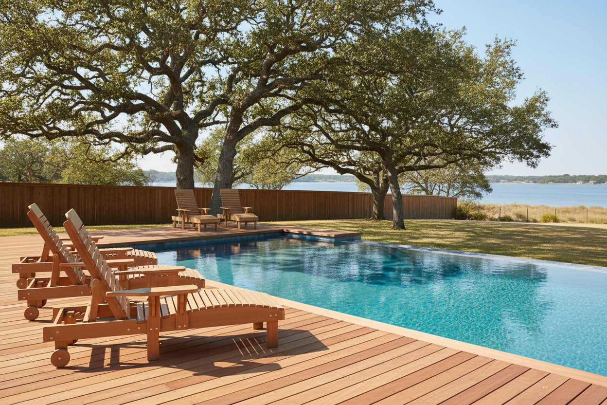 Traditional Chaise Lounge With Wheels And Adjustable Back