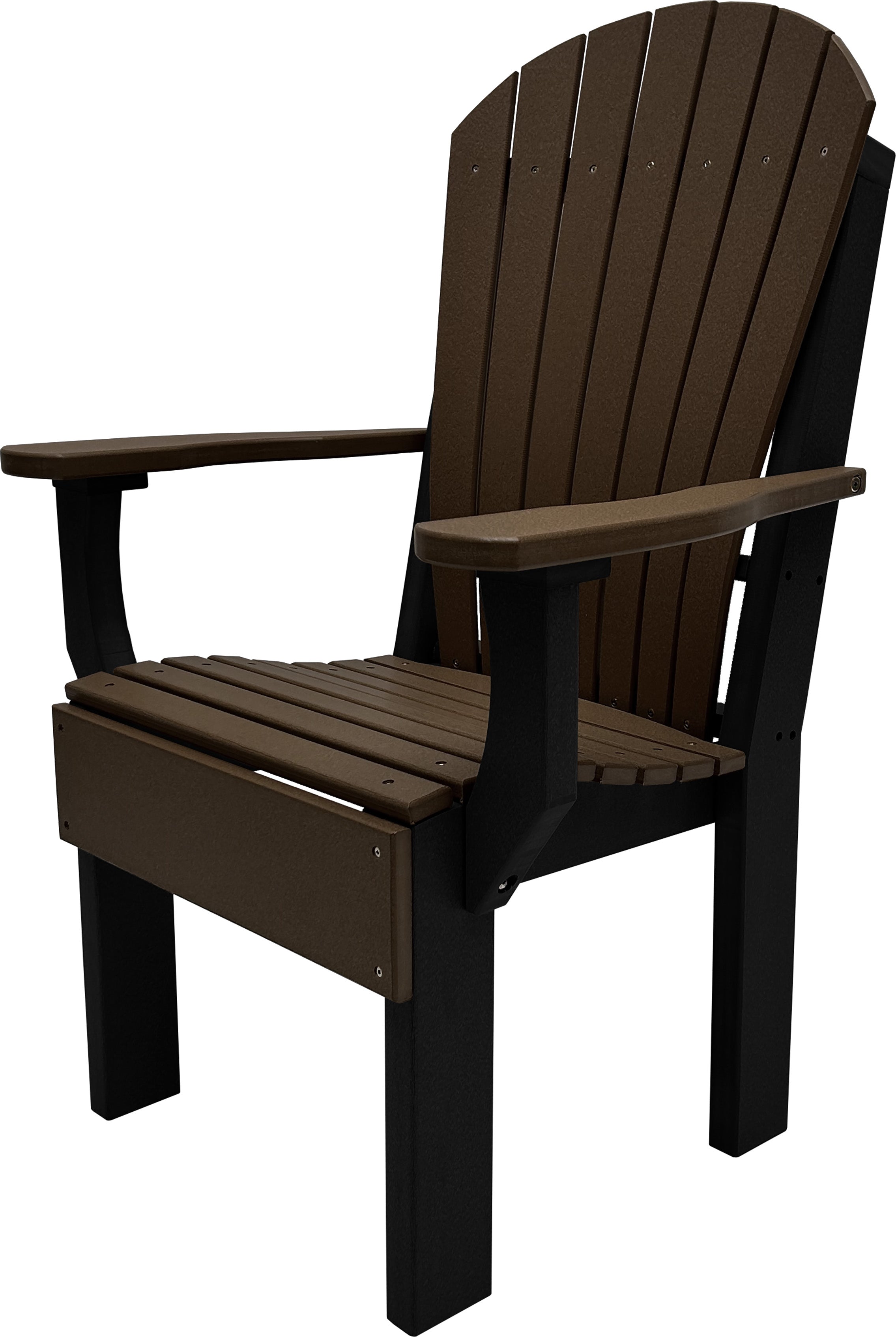 7-Piece Farmhouse Adirondack Dining Table Set With 2 Arm Chairs And 4 Side Chairs