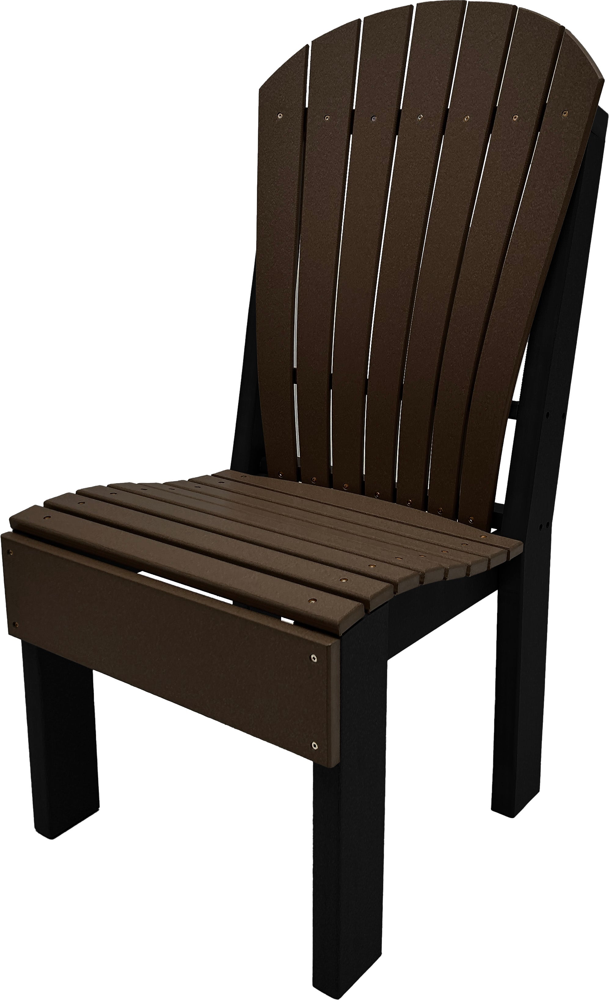 7-Piece Farmhouse Adirondack Dining Table Set With 2 Arm Chairs And 4 Side Chairs