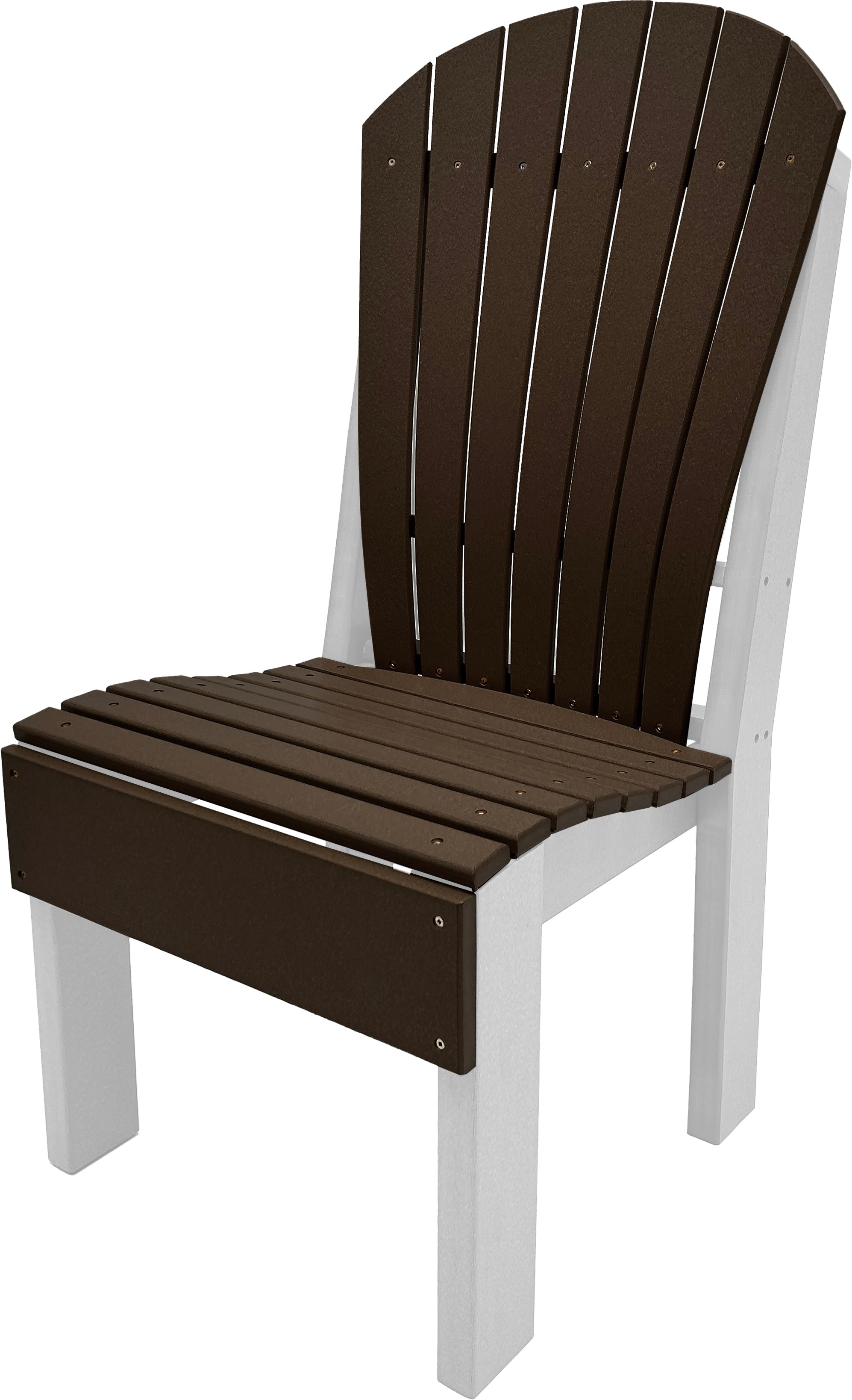 7-Piece Farmhouse Adirondack Dining Table Set With 2 Arm Chairs And 4 Side Chairs