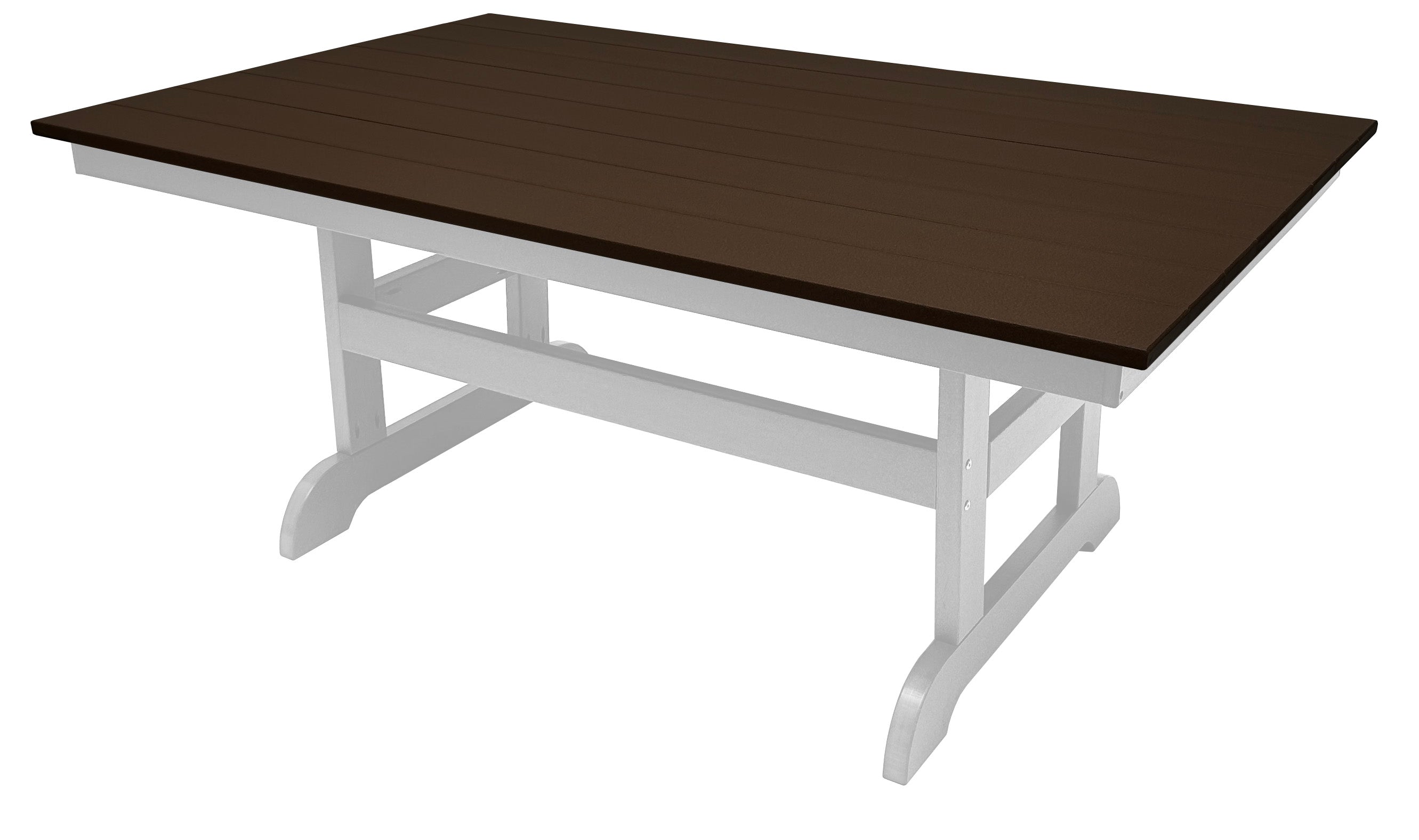 7-Piece Farmhouse Adirondack Dining Table Set With 2 Arm Chairs And 4 Side Chairs