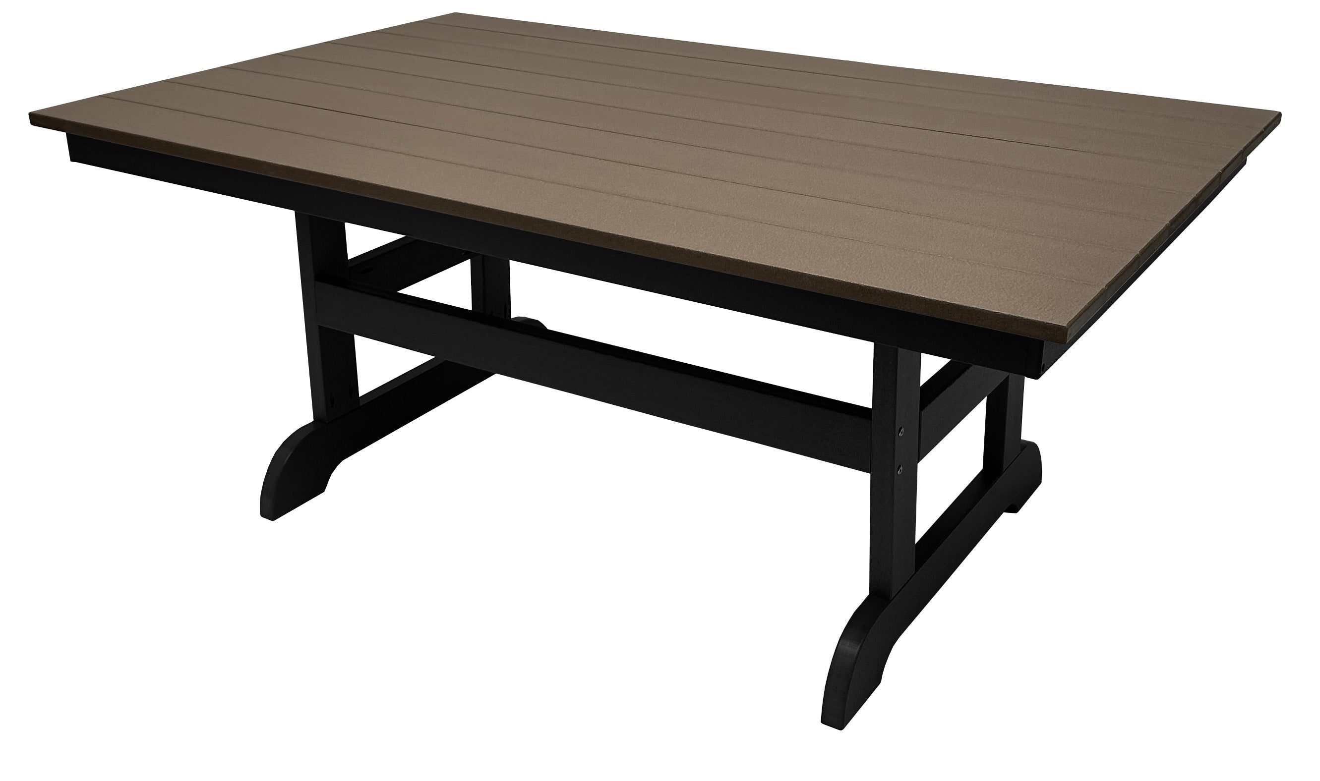 7-Piece Farmhouse Adirondack Dining Table Set With 2 Arm Chairs And 4 Side Chairs