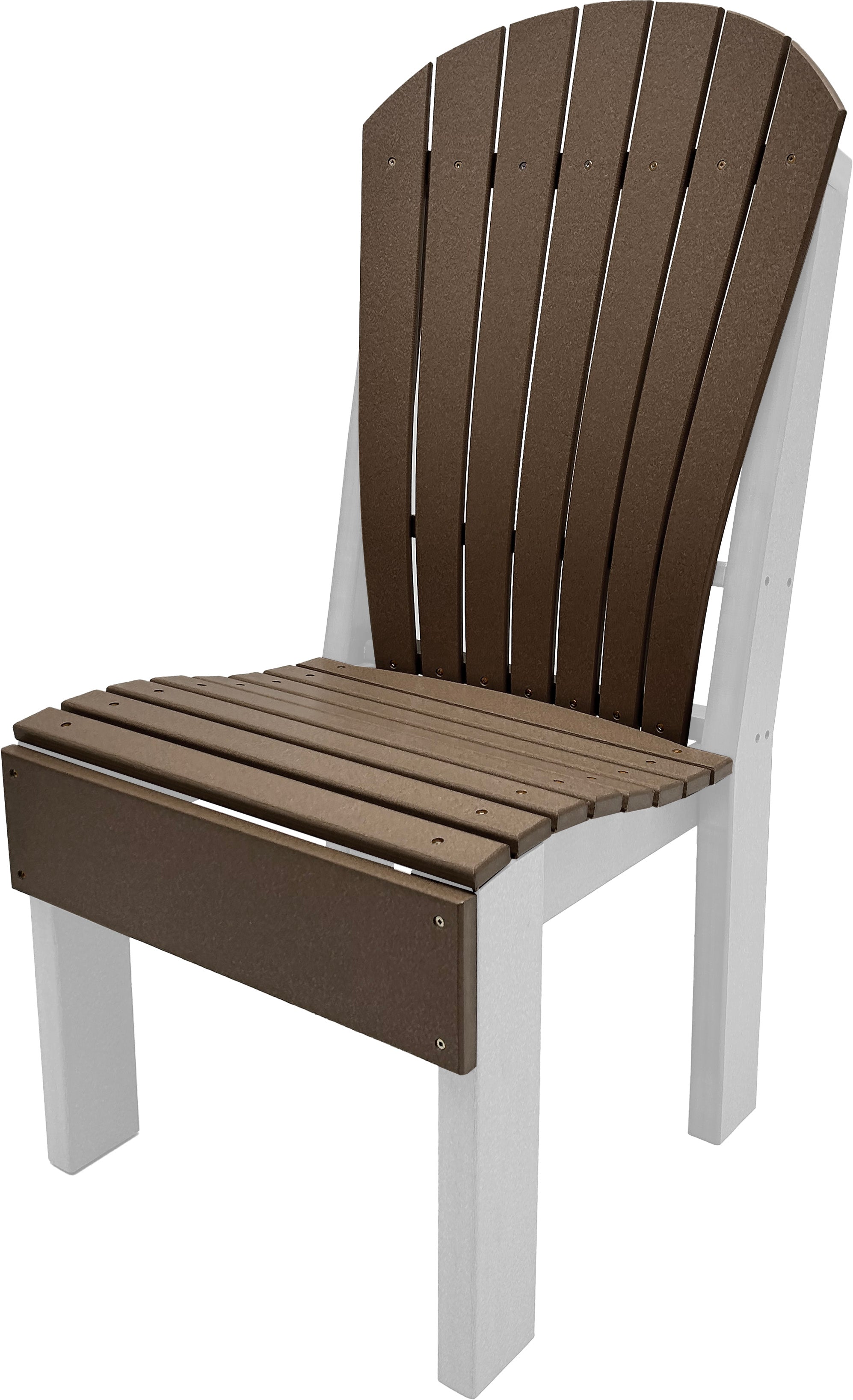 7-Piece Farmhouse Adirondack Dining Table Set With 2 Arm Chairs And 4 Side Chairs