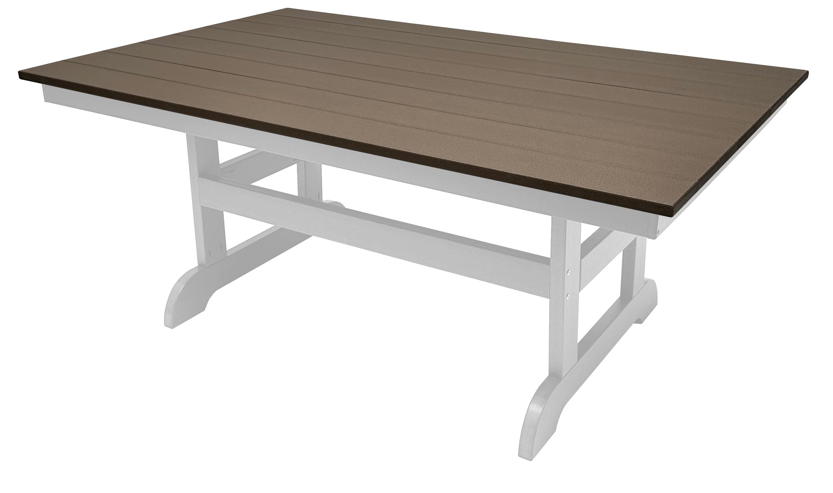 7-Piece Farmhouse Adirondack Dining Table Set With 2 Arm Chairs And 4 Side Chairs