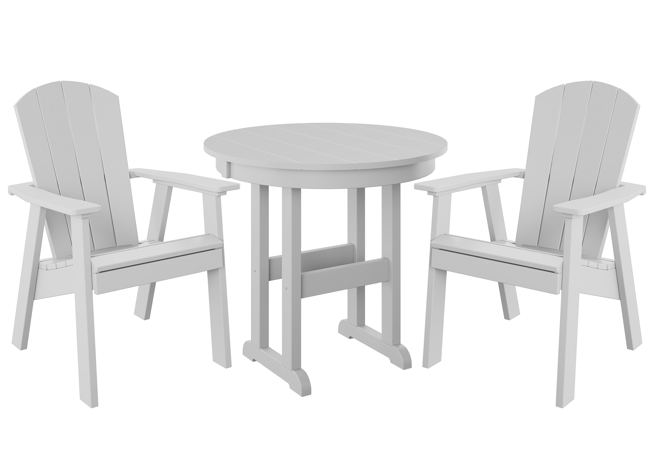 DuraWeather Poly® 3-Piece Yorkshire Adirondack Bistro Set