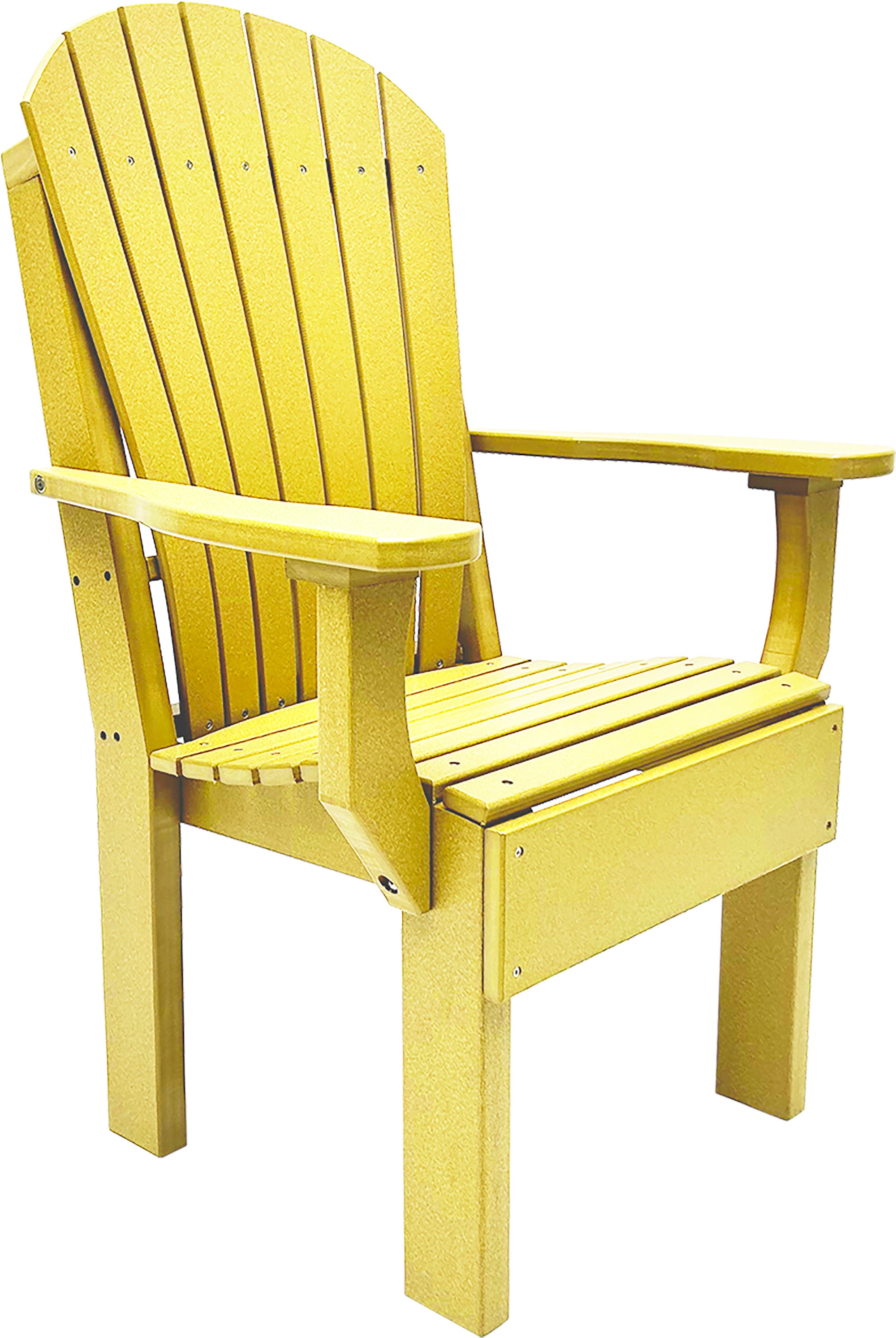 7-Piece Farmhouse Adirondack Dining Table Set With 2 Arm Chairs And 4 Side Chairs