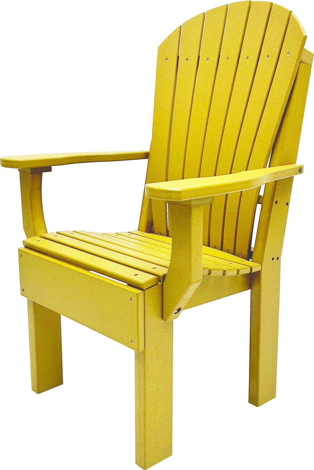 7-Piece Farmhouse Adirondack Dining Table Set With 2 Arm Chairs And 4 Side Chairs