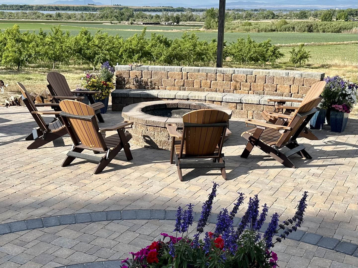 Folding Adirondack Chair With Built-in Cup Holders King-Size