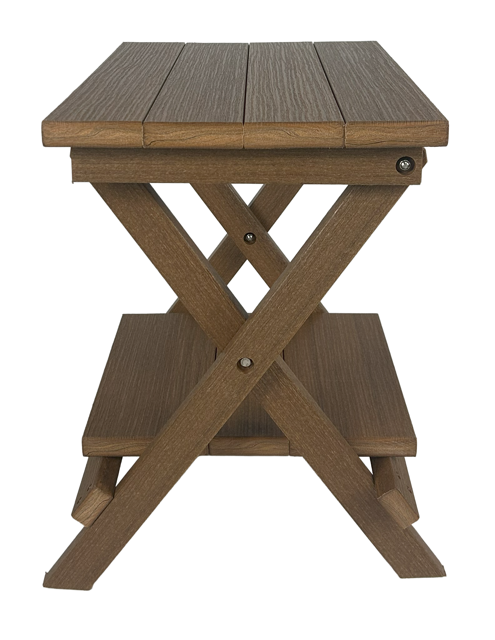 Folding Side Table w/ Removable Serving Tray - Ships Fully Assembled