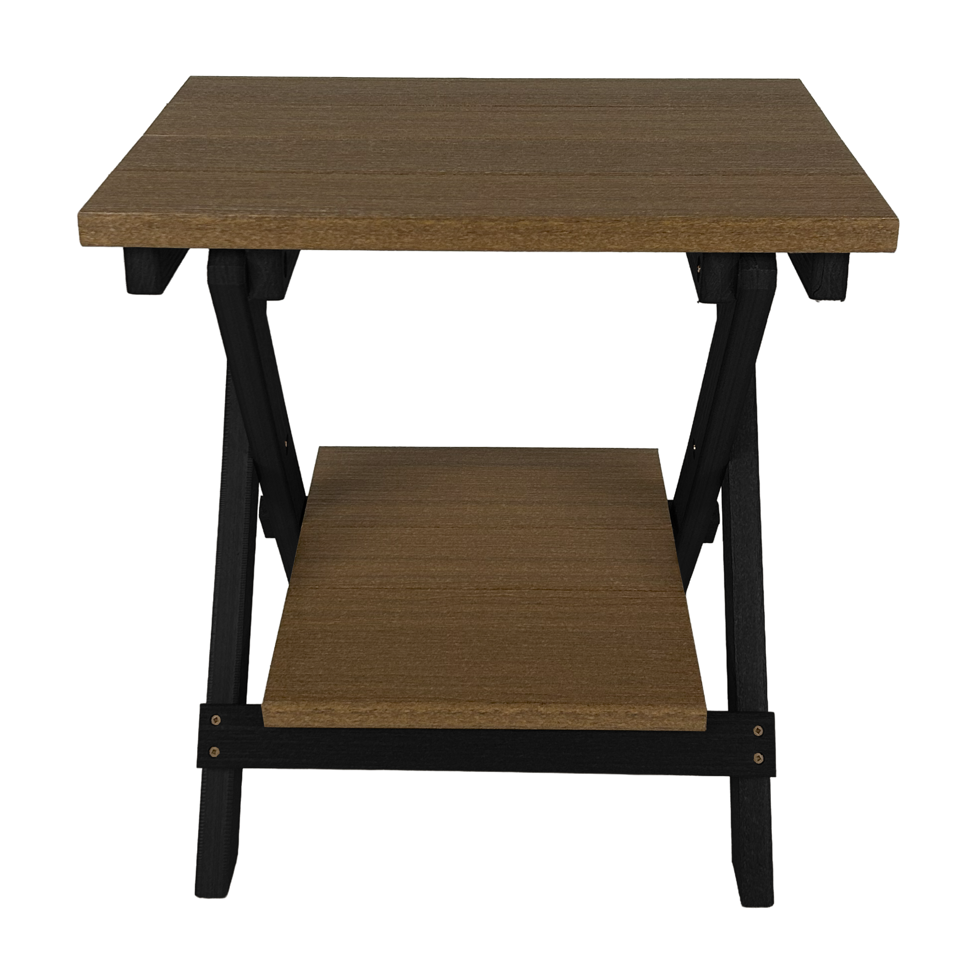 Folding Side Table w/ Removable Serving Tray - Ships Fully Assembled