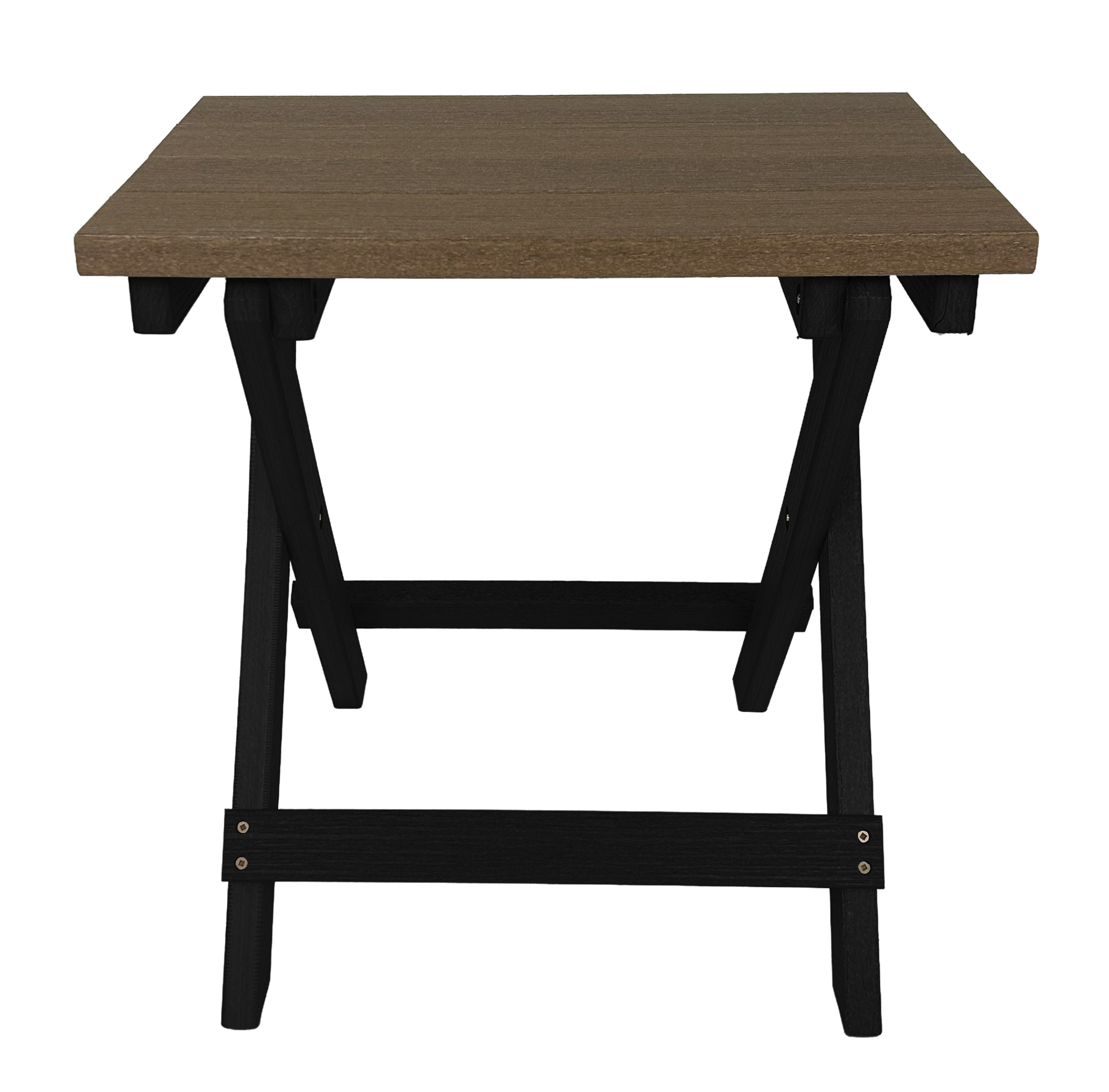 Folding Side Table w/ Removable Serving Tray - Ships Fully Assembled