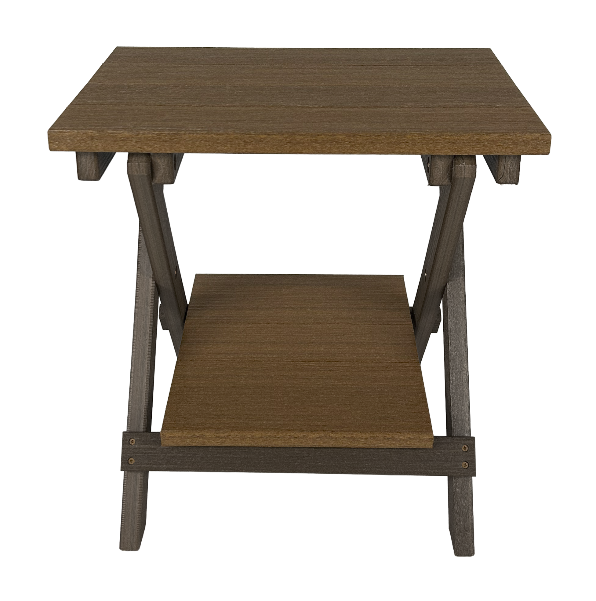 Folding Side Table w/ Removable Serving Tray - Ships Fully Assembled