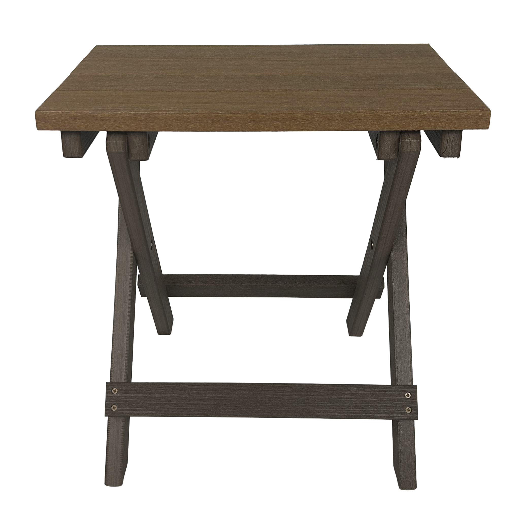 Folding Side Table w/ Removable Serving Tray - Ships Fully Assembled