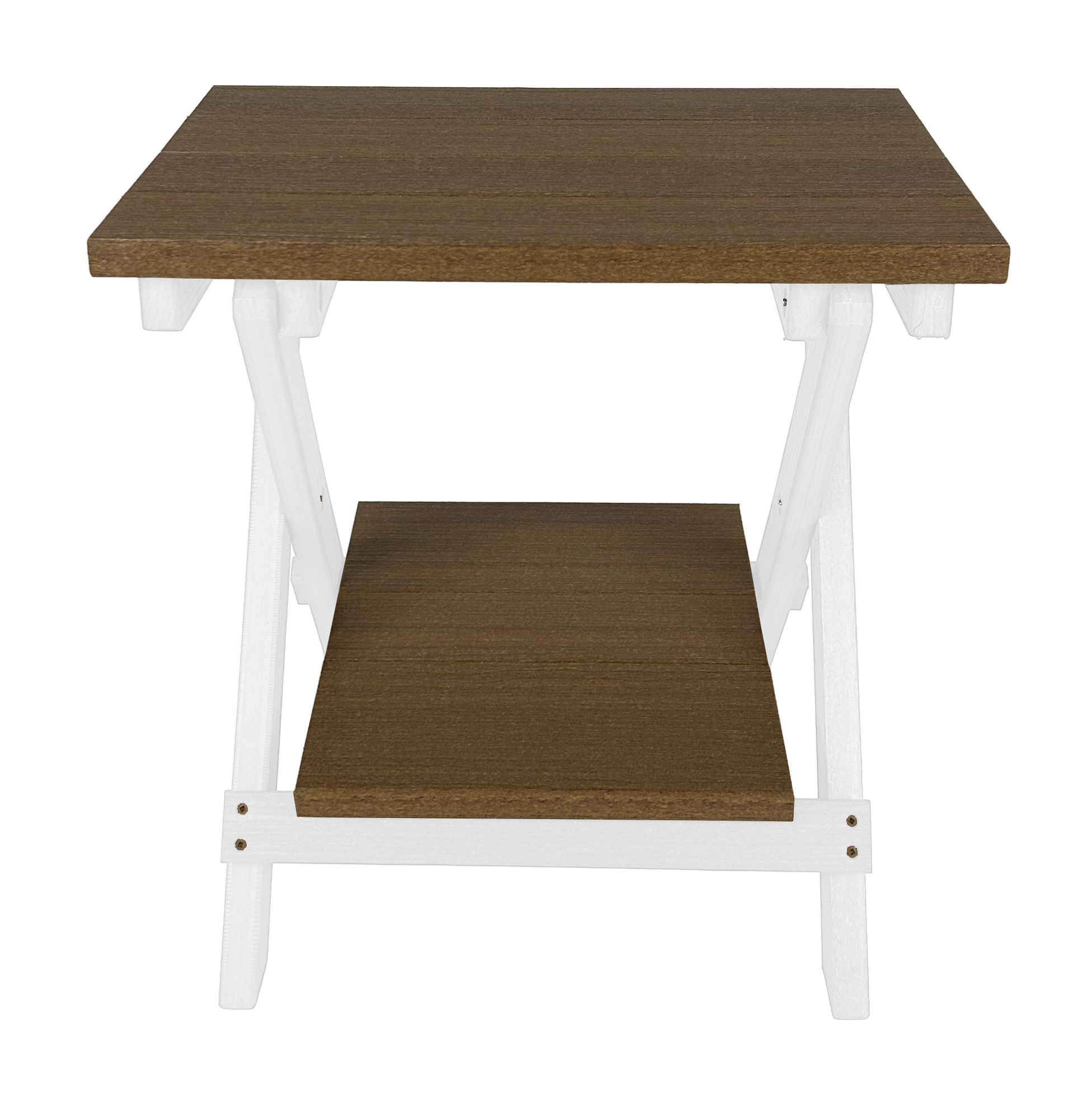 Folding Side Table w/ Removable Serving Tray - Ships Fully Assembled