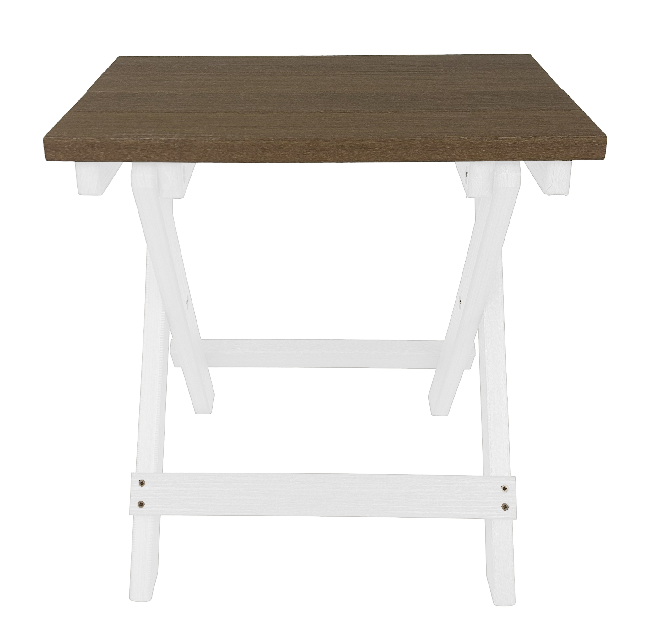Folding Side Table w/ Removable Serving Tray - Ships Fully Assembled