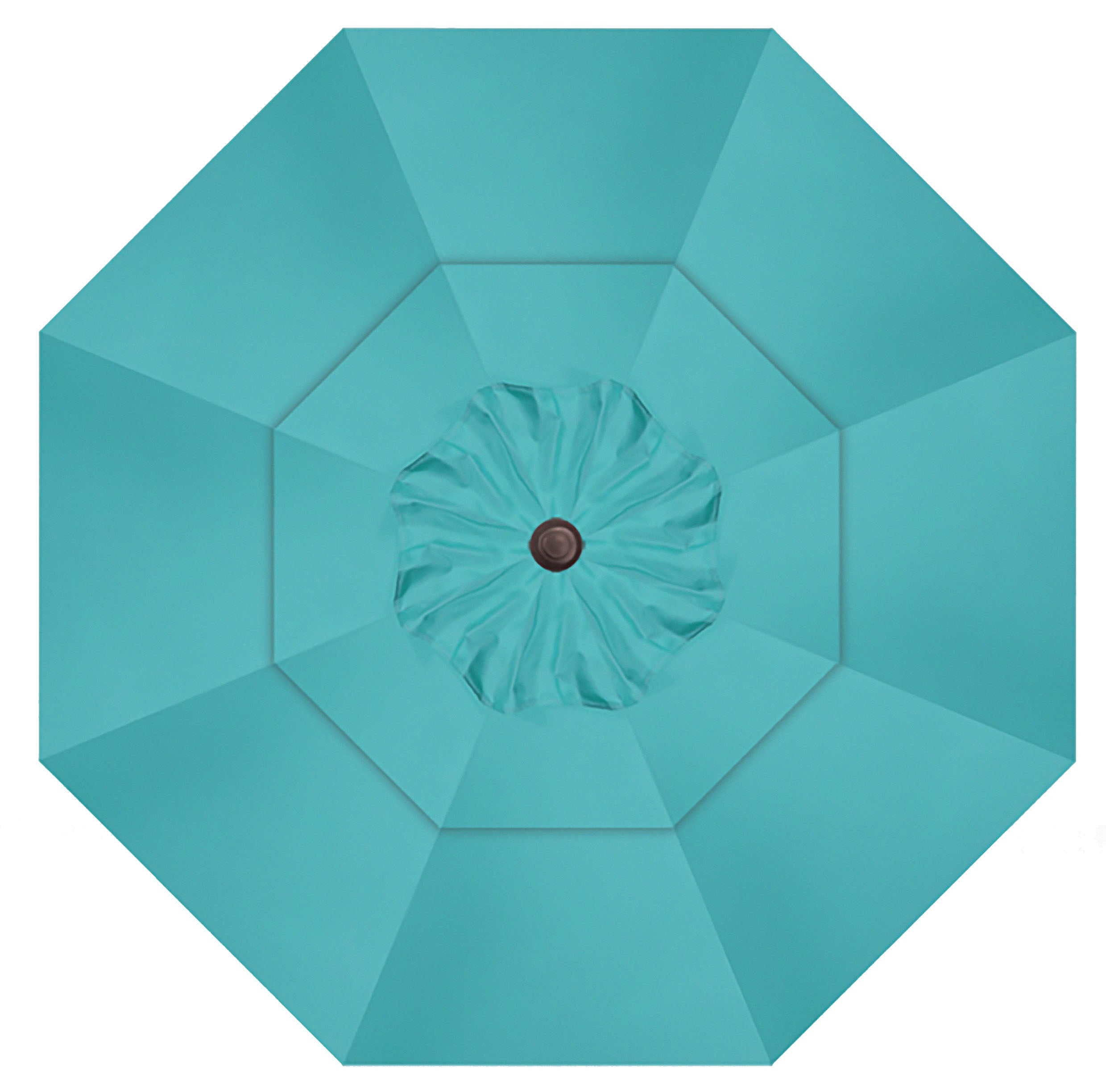 DURAWEATHER POLY® 9'ft Patio Umbrella Push Button Tilt Double Wind Vents Includes Base in Sunbrella Fabrics