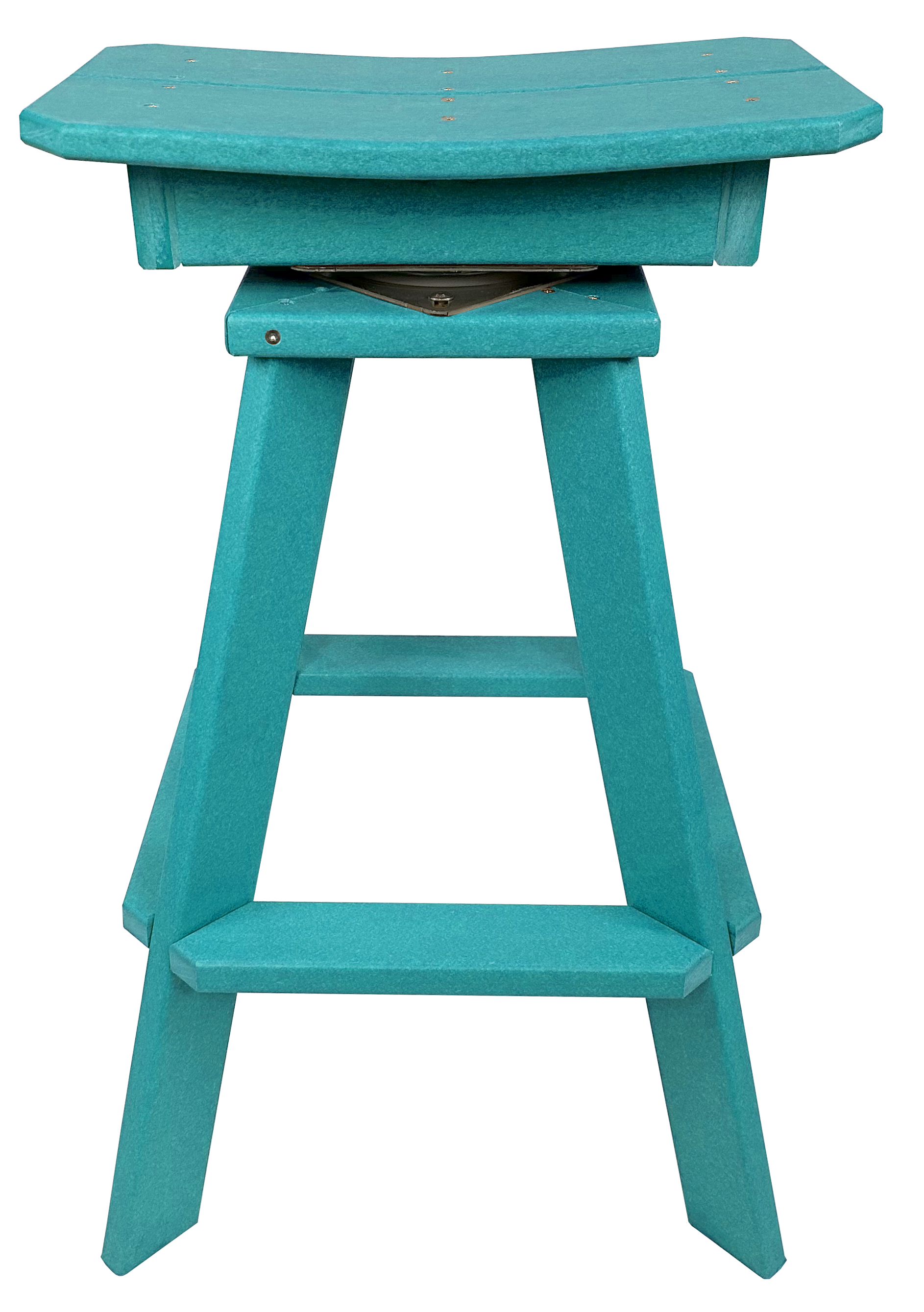 Set of 6 - Swivel Saddle Bar Stools