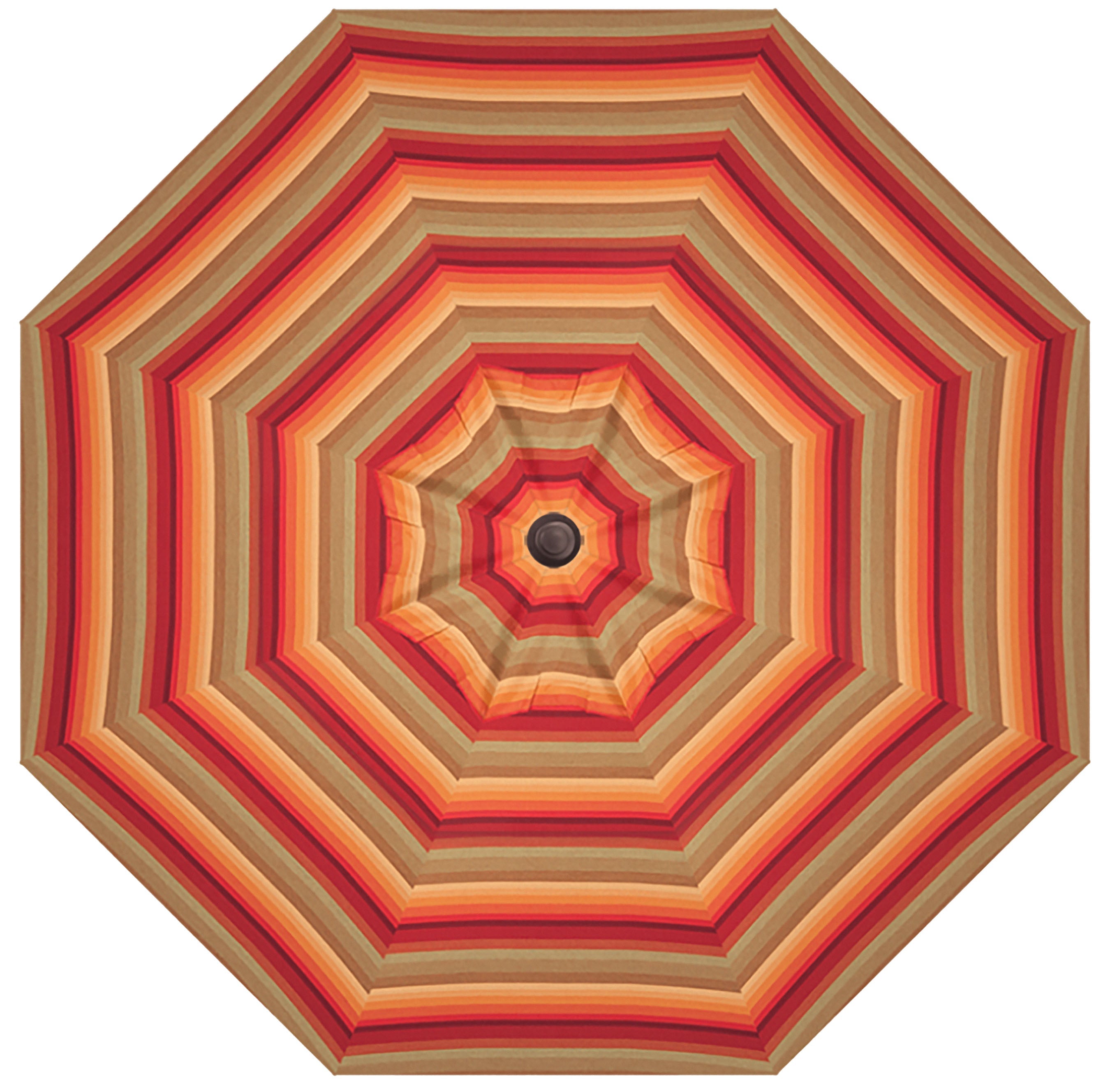 DURAWEATHER POLY® 9'ft Patio Umbrella Push Button Tilt Double Wind Vents Includes Base in Sunbrella Fabrics